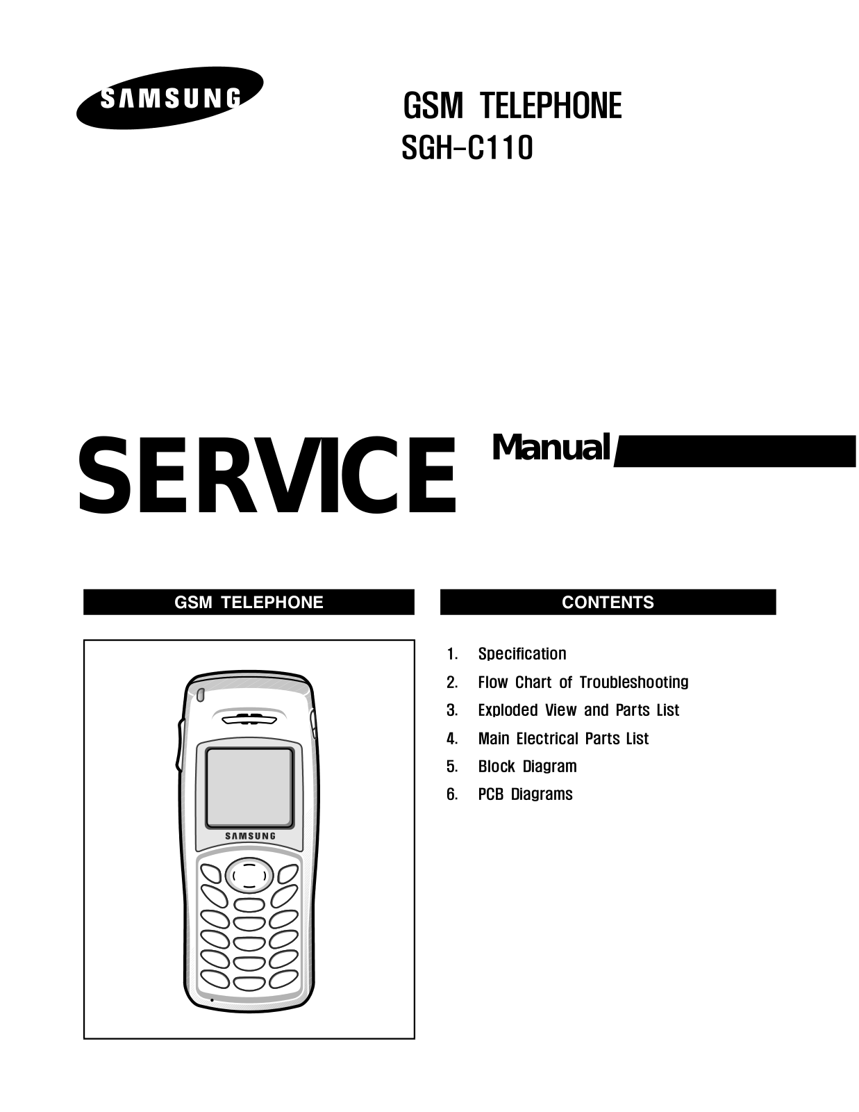 Samsung C110 Service Manual