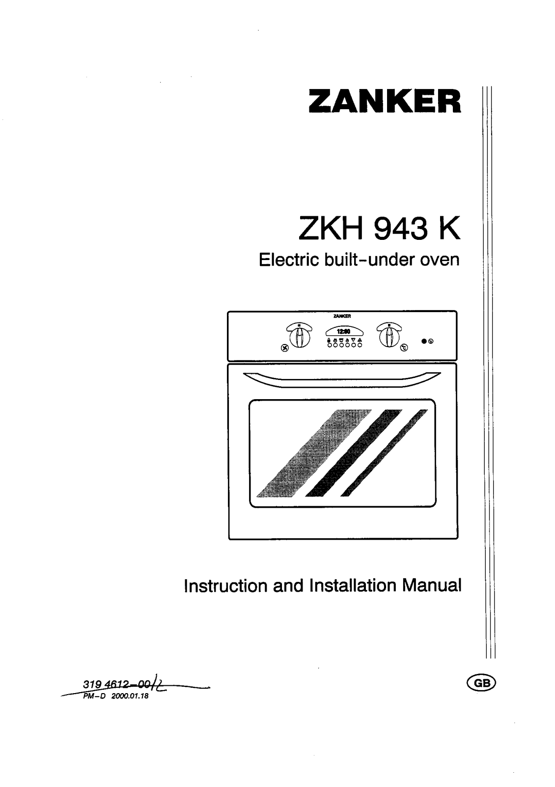 Zanker ZKH 943K User Manual