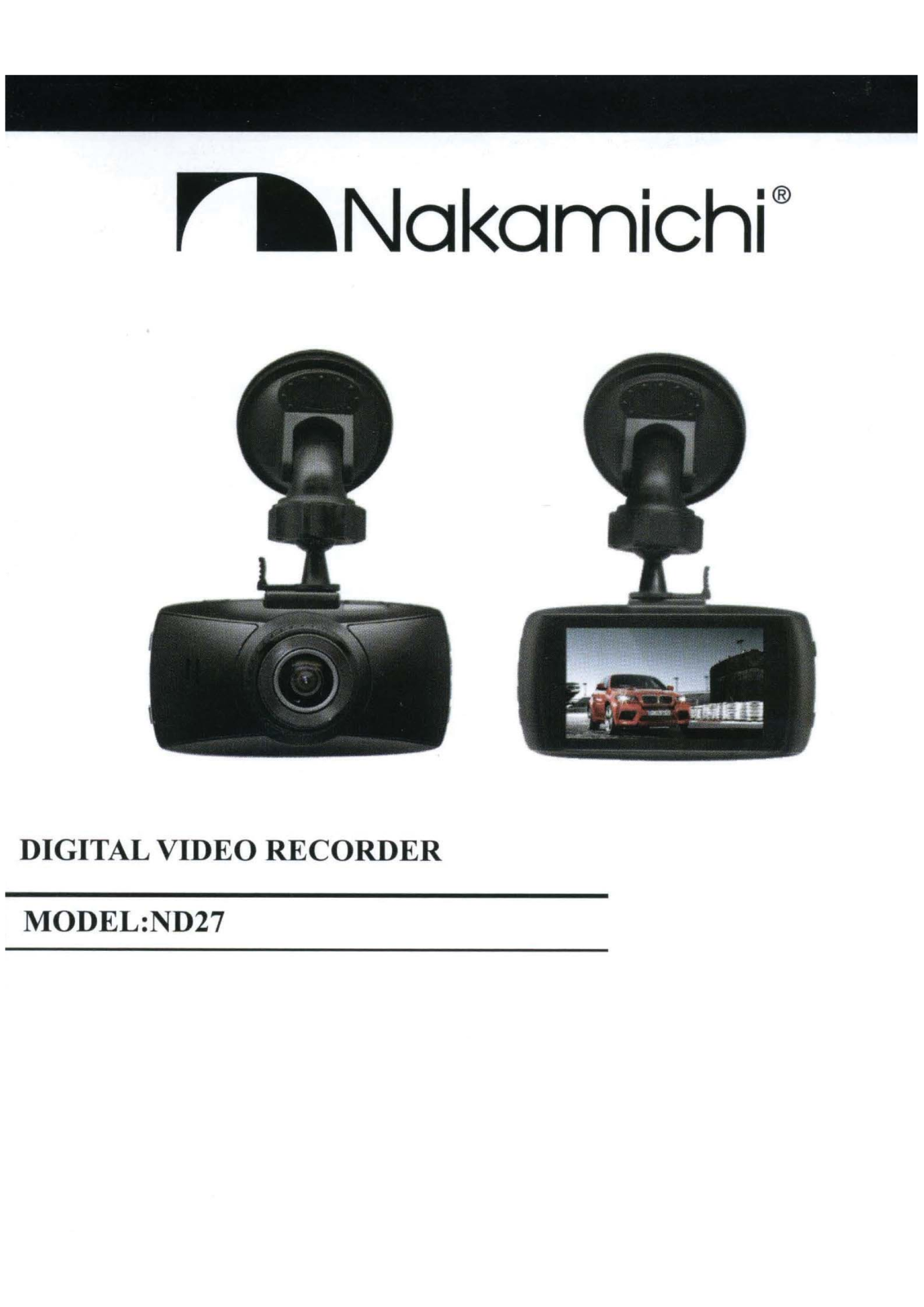 Nakamichi ND-27 Owners Manual