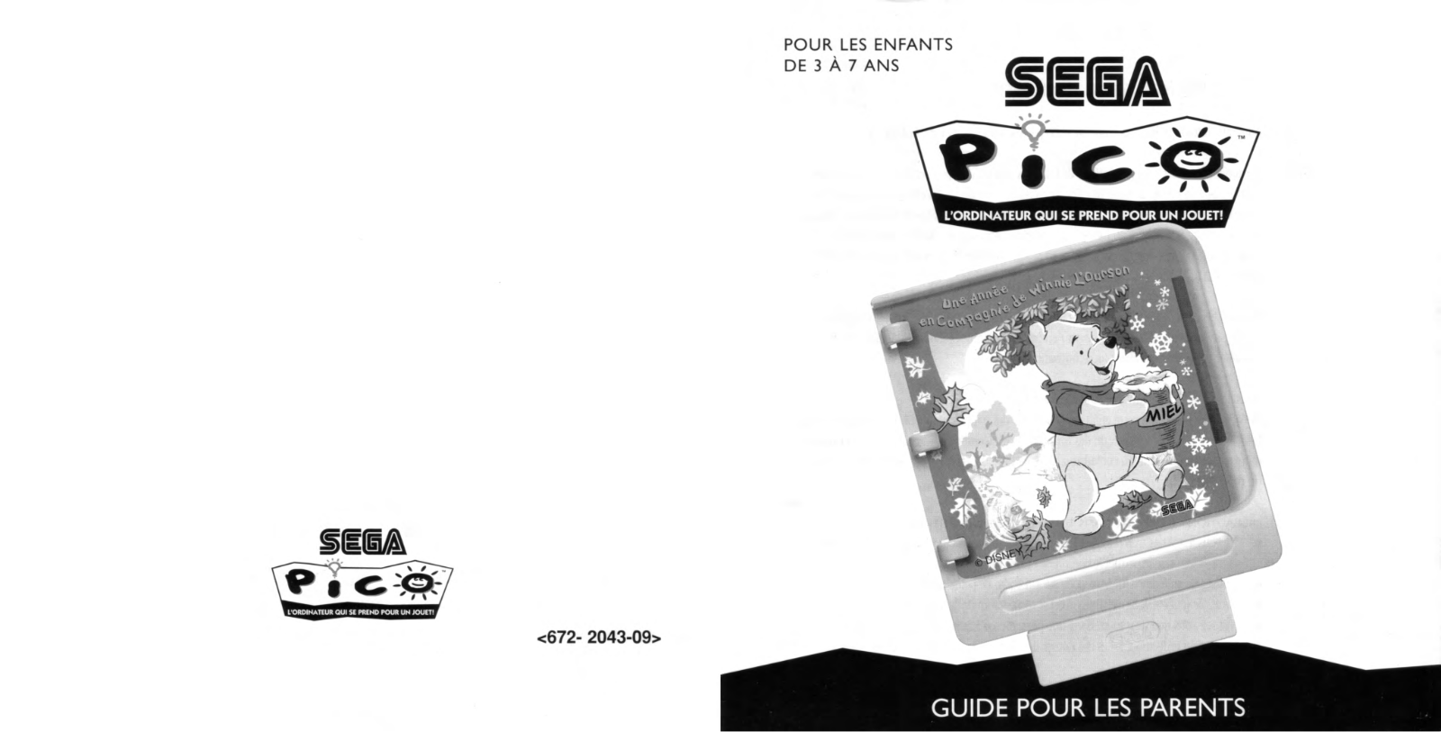 GAMES SEGA PICO UNE ANNEE EN COMPAGNIE DE WINNIE L OURSON User Manual