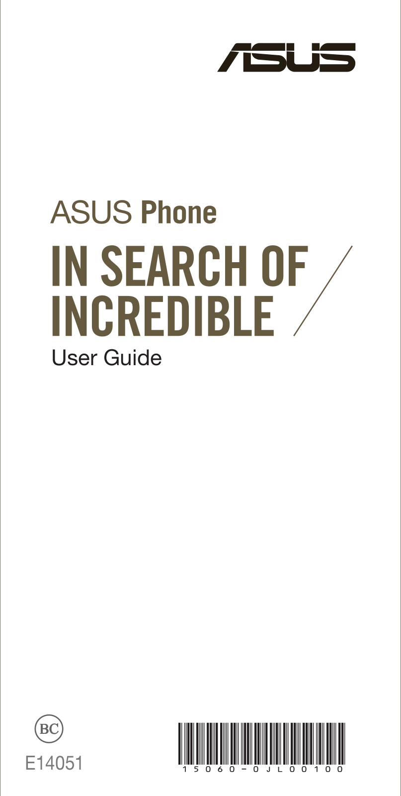 Asus X00PD User Manual