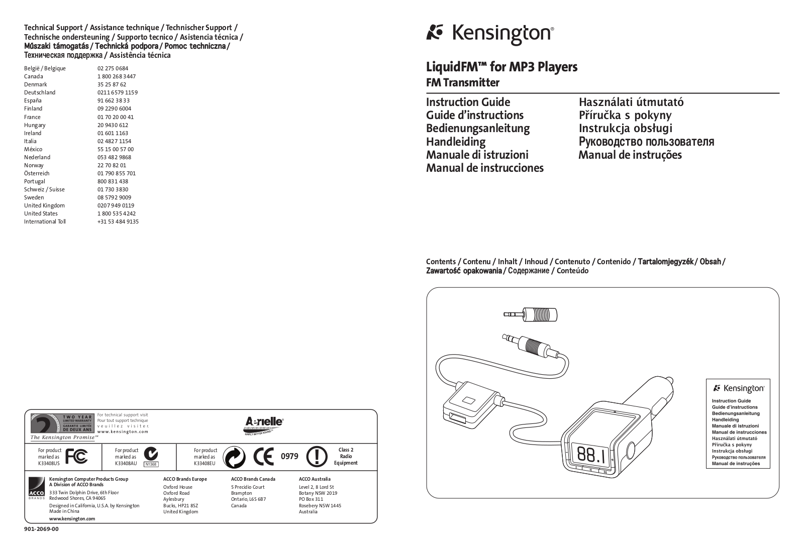 Kensington 33408 User Manual