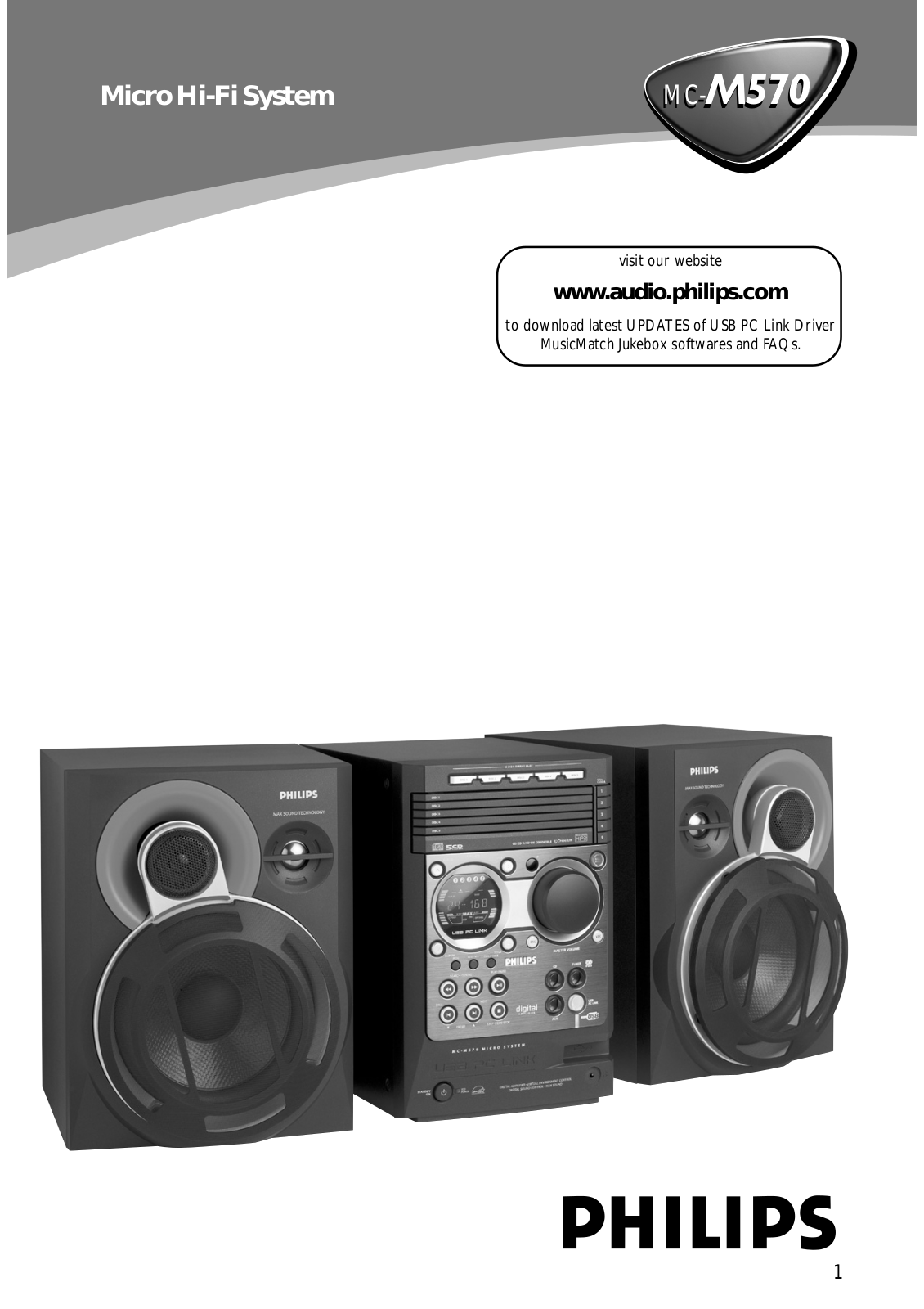 Philips MC-M570/37, MC-M570/22 User Manual