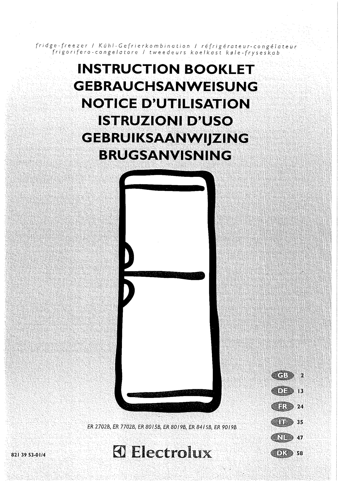 AEG ER8415B User Manual