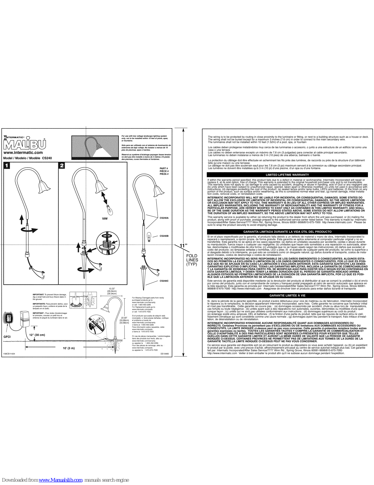 Malibu Boats CS240 Instructions Manual