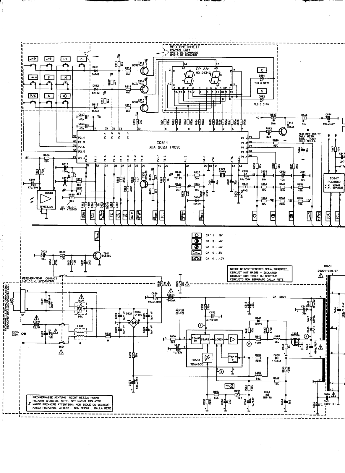 Grundig CUC4400 Schematic