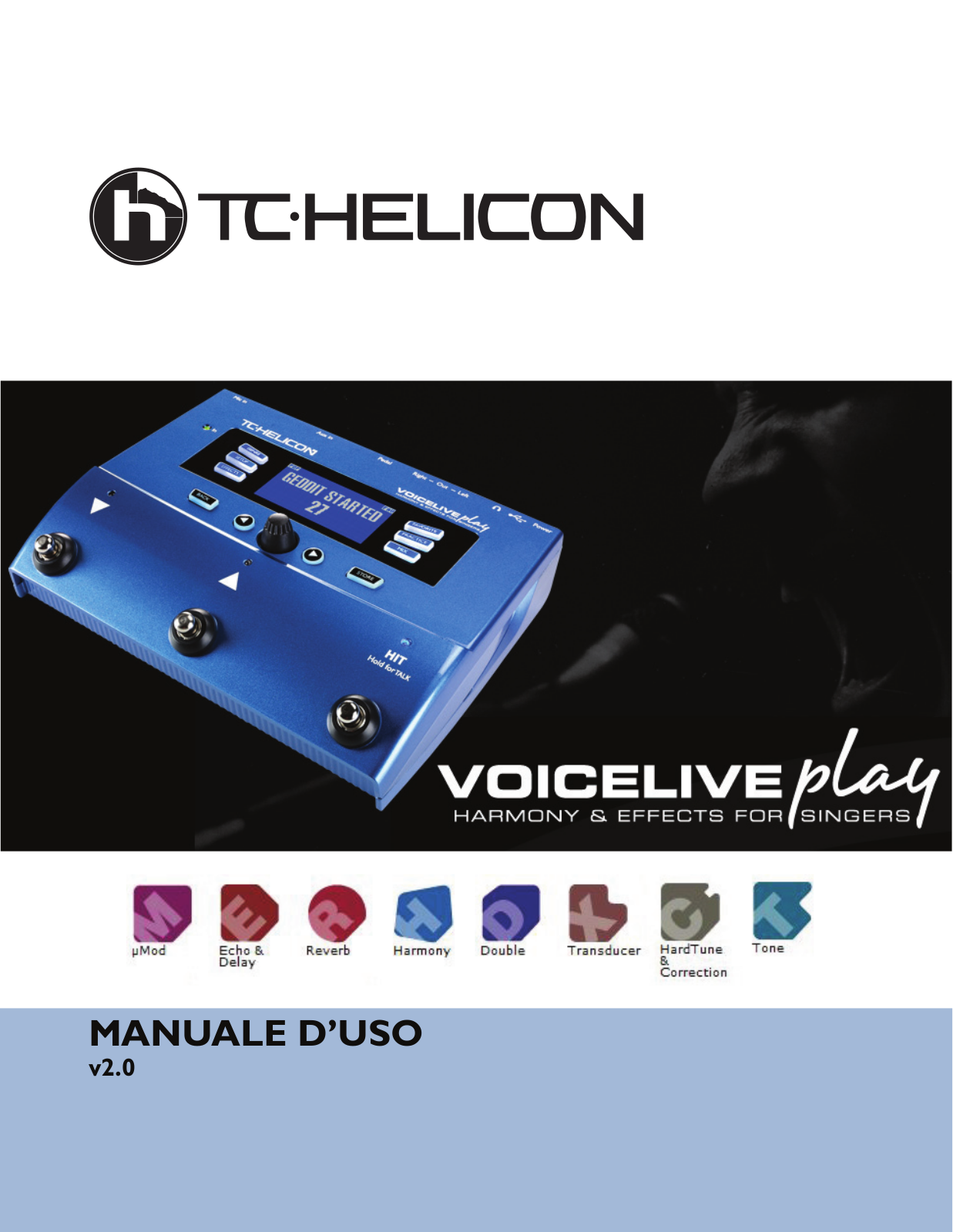 TC Helicon VoiceLive Play User manual