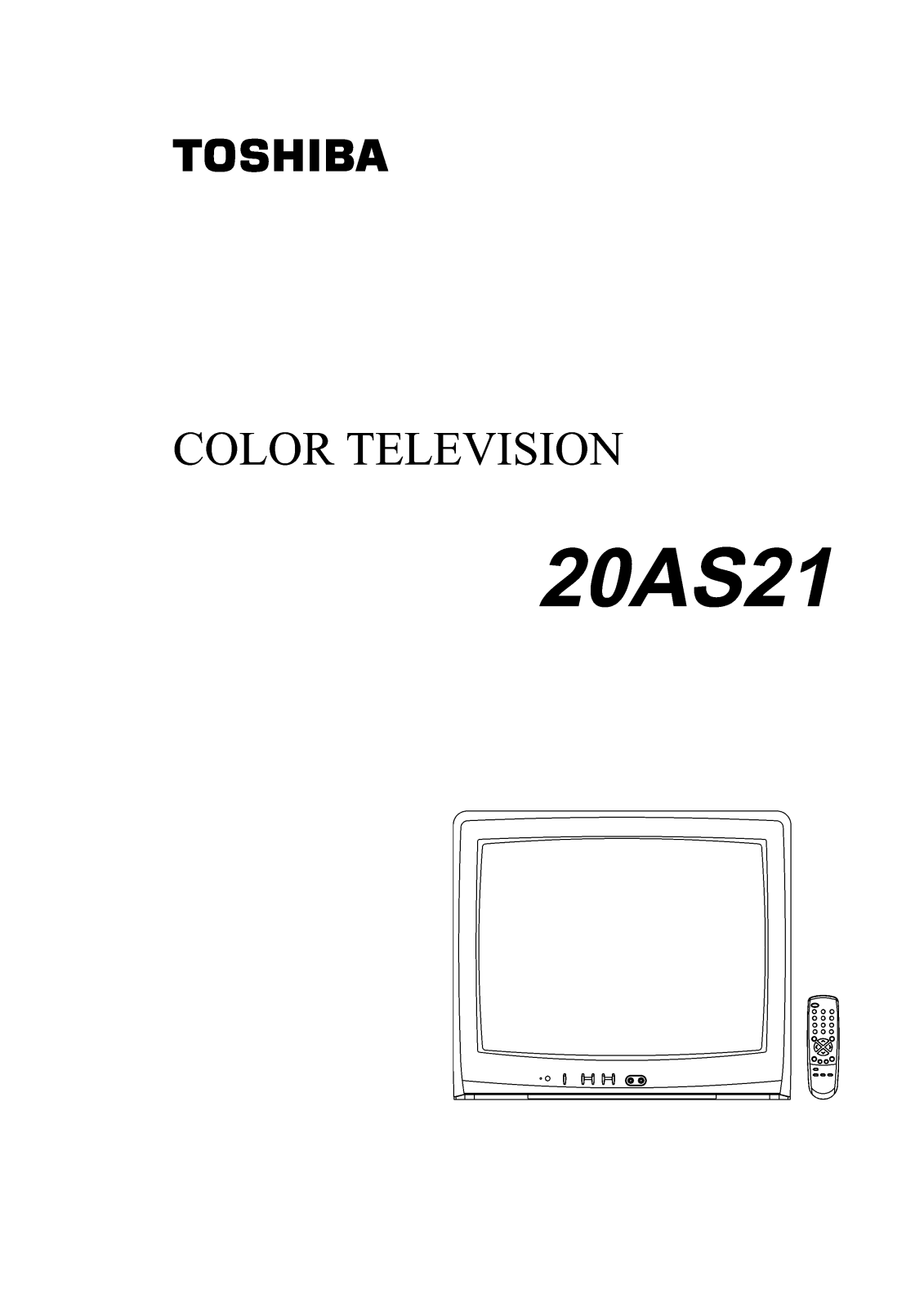 Toshiba 20AS21 Schematic