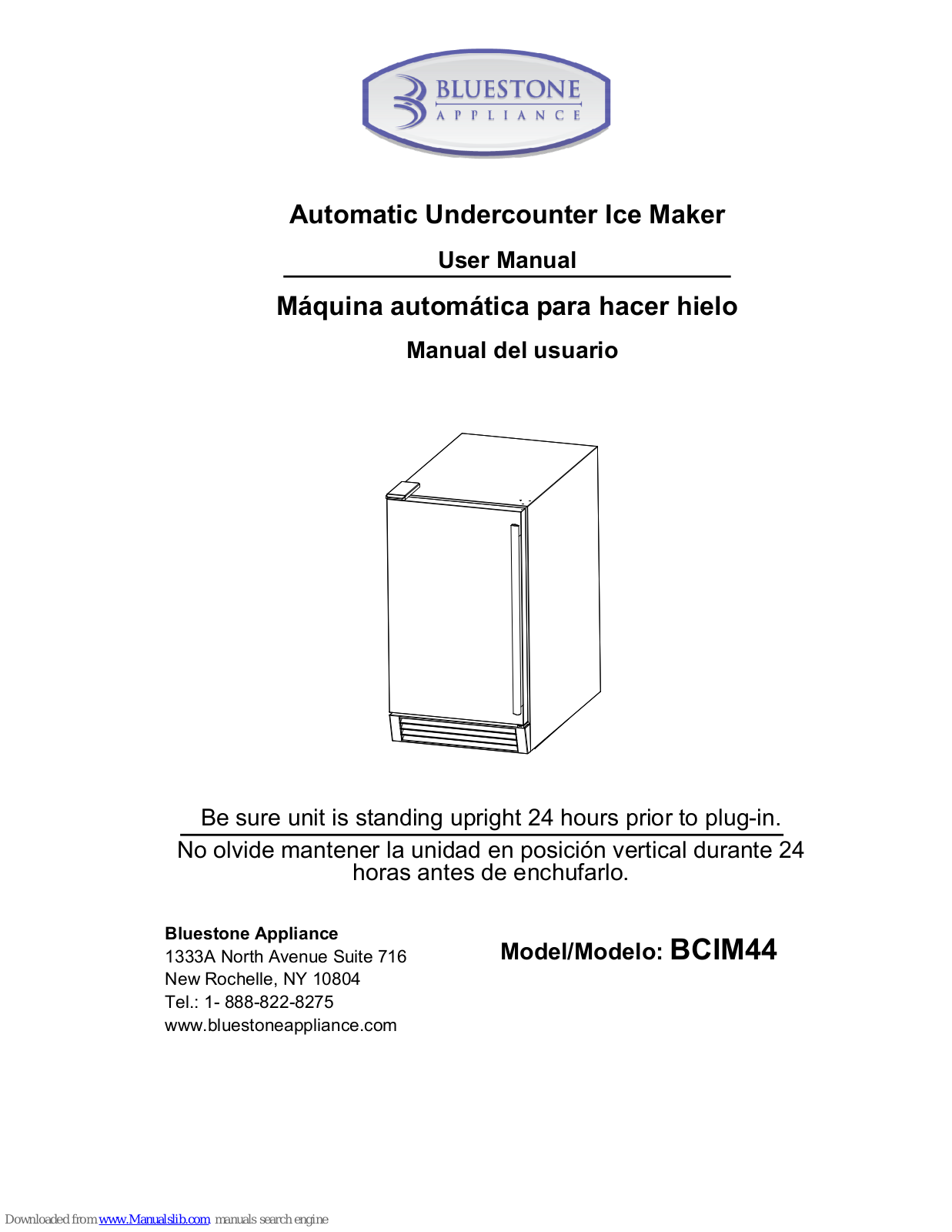 Bluestone Appliance BCIM44 User Manual - ManualMachine.com