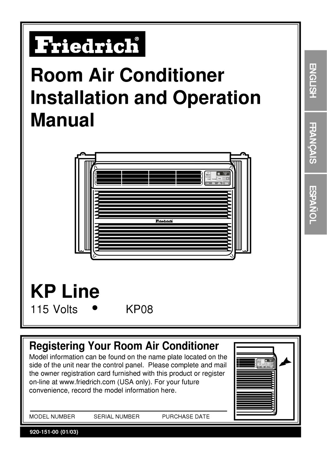 LG KP08A10 User Manual