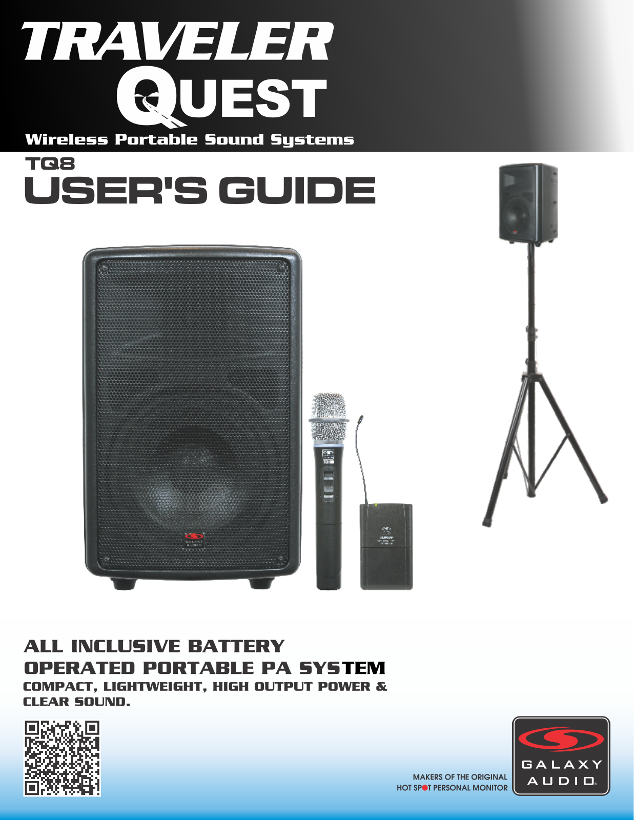 Galaxy Audio TQ8 User guide