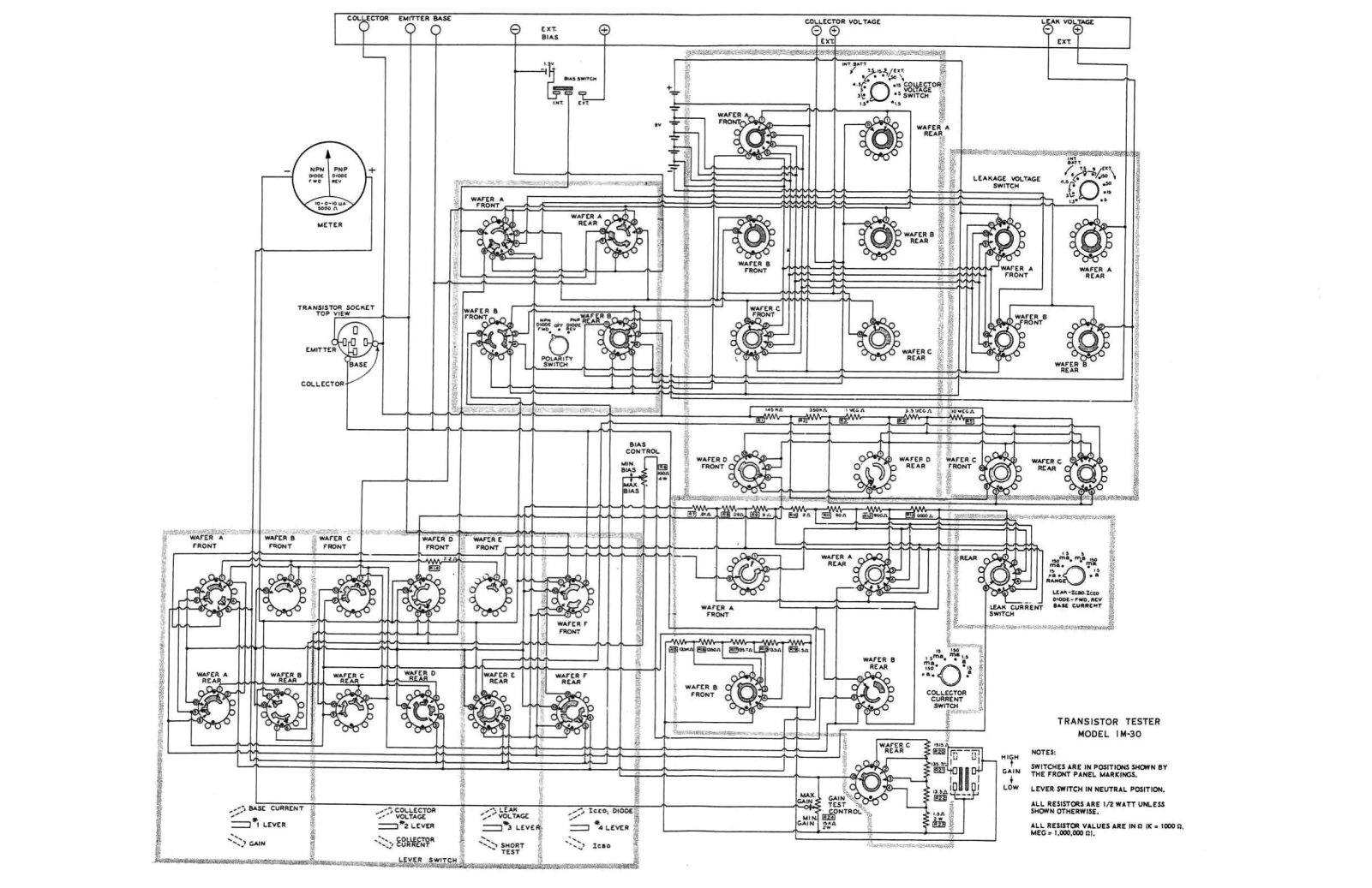 Heath Company IM-30 Schematic