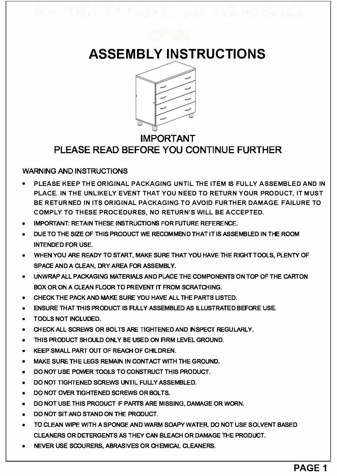 Zipcode Design W002925602 Installation & Assembly
