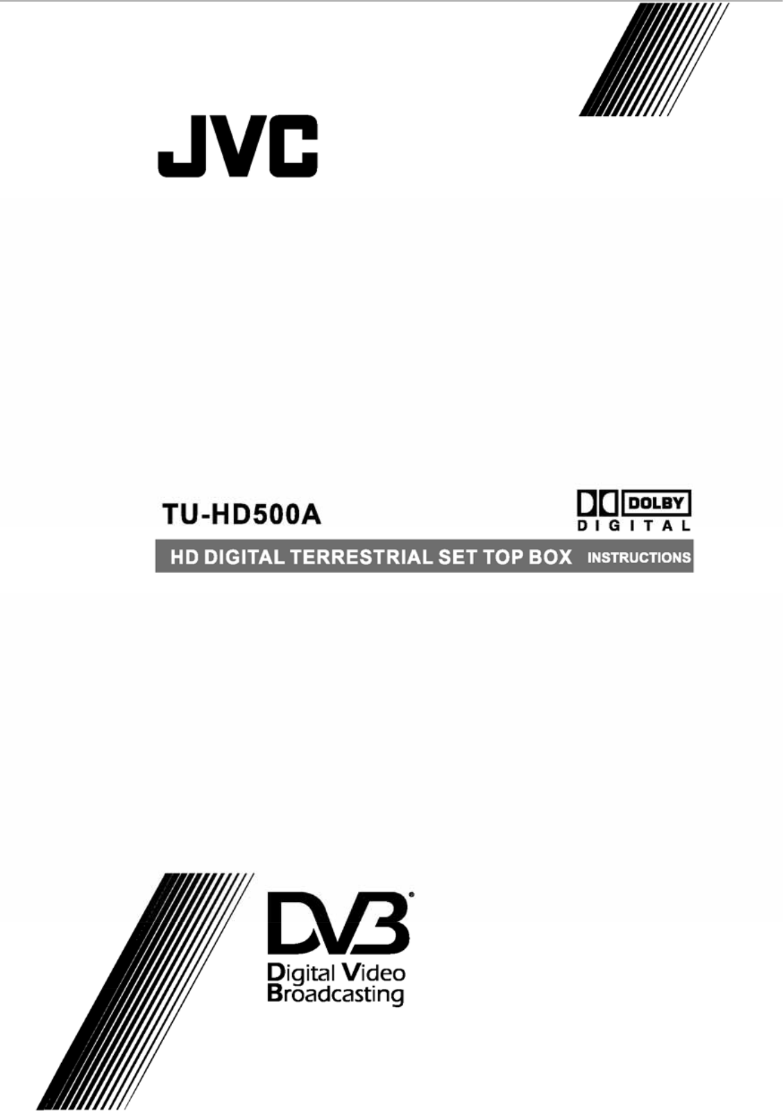 JVC TU-HD500A User Manual