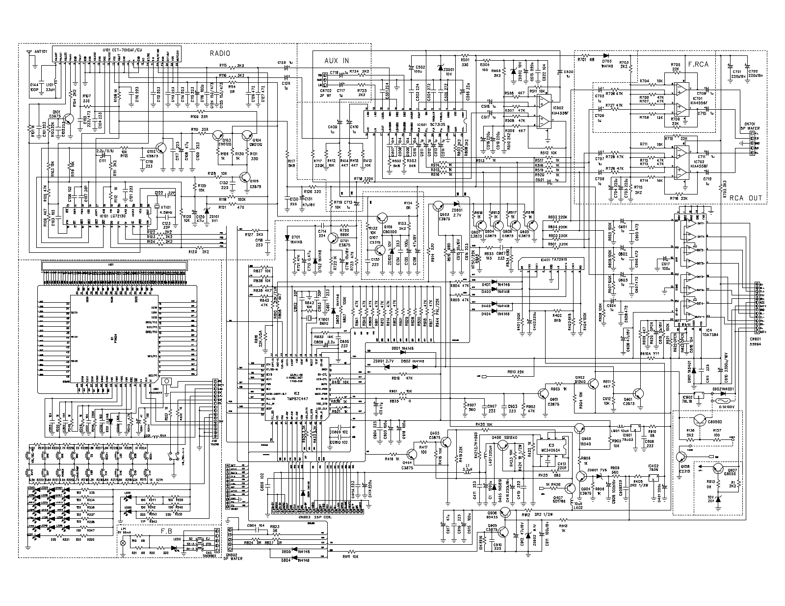 Mystery MCD550 CAR, MCD-677 CAR, MCD-550 Service Manual