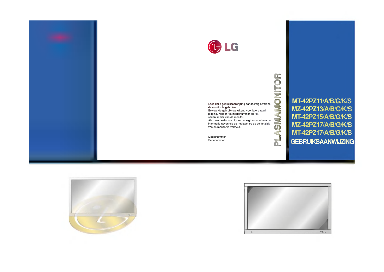 LG MZ-42PZ17 Instruction manual