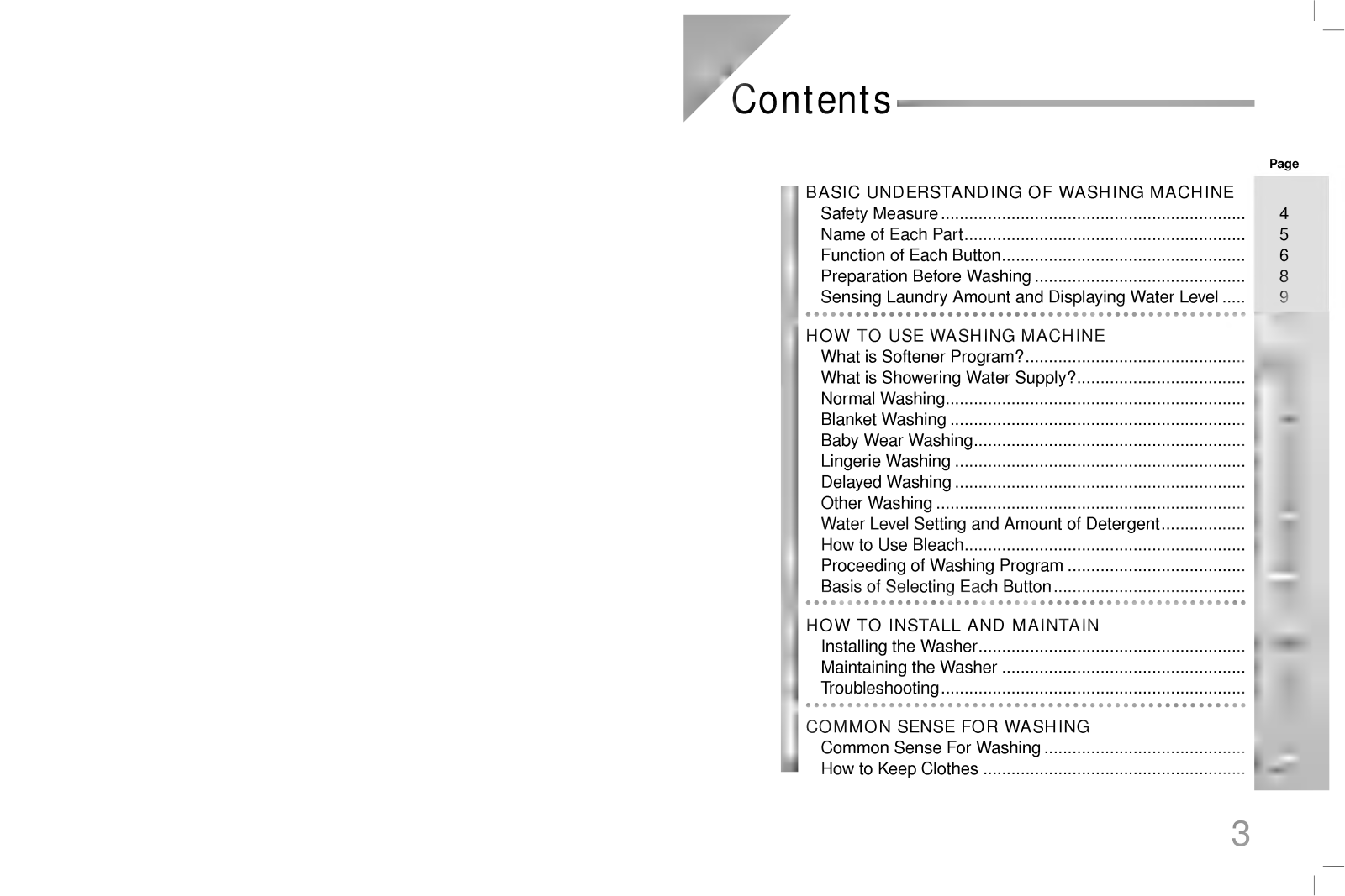 LG WF-801CTH User manual