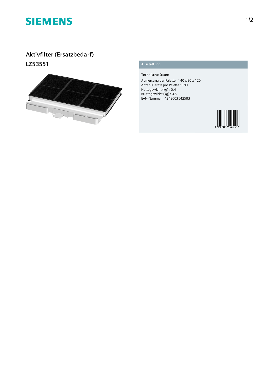 Siemens LZ53551 User Manual