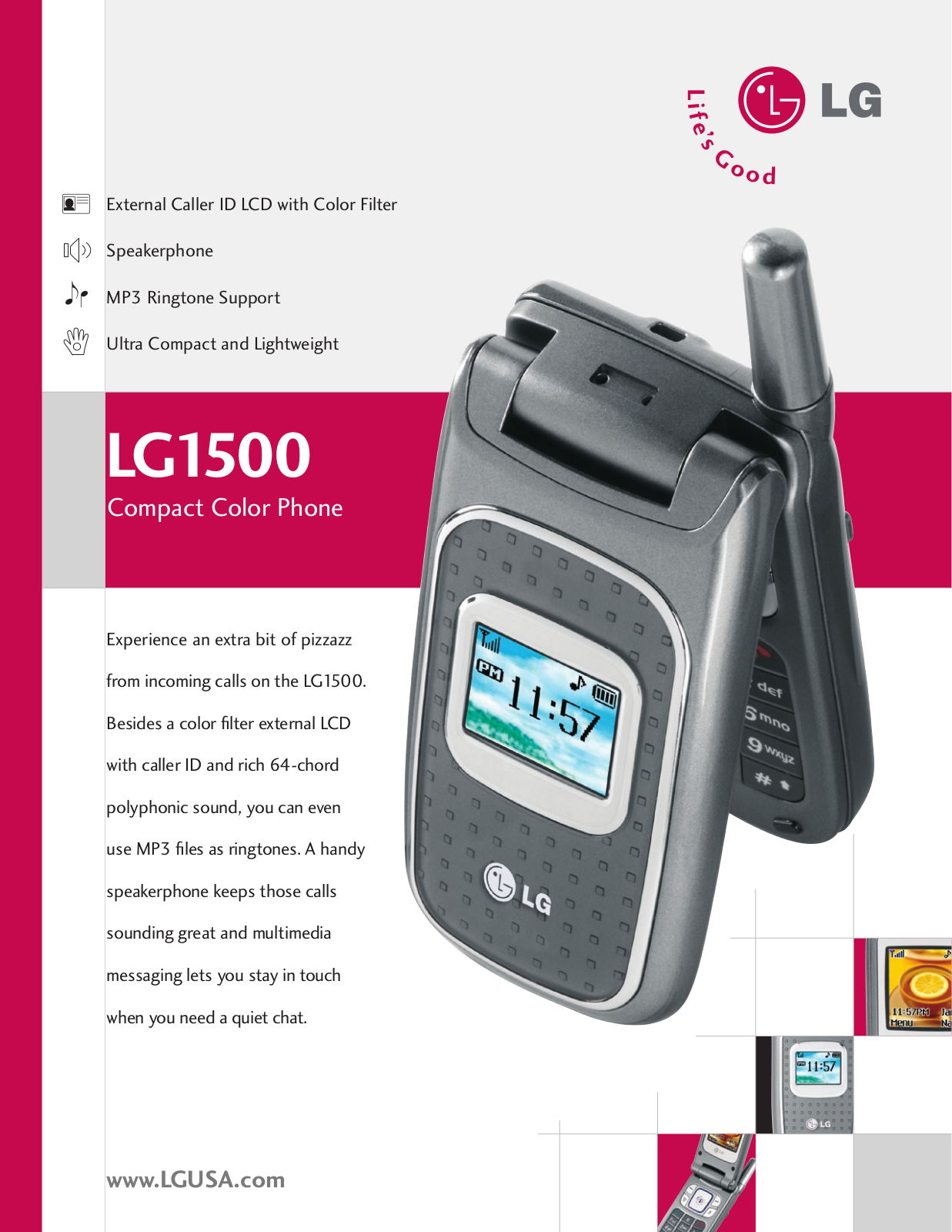 LG Electronics 1500 User Manual