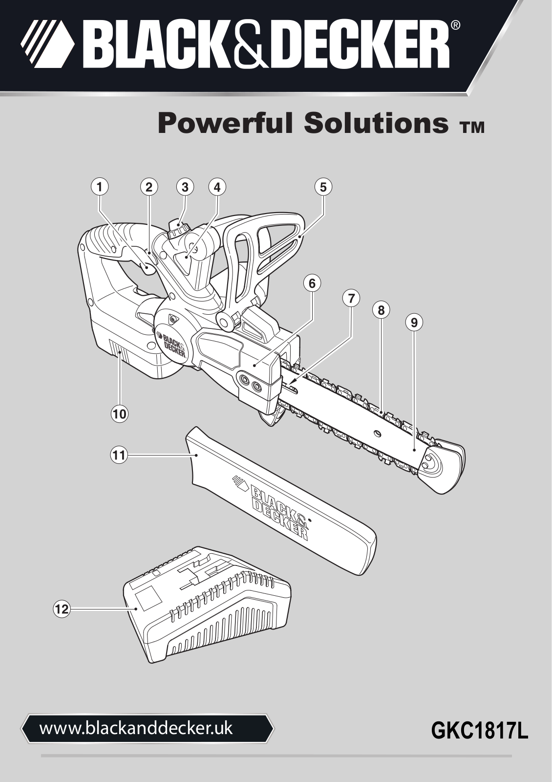 Black & Decker GKC1817L, 90559283 User Manual