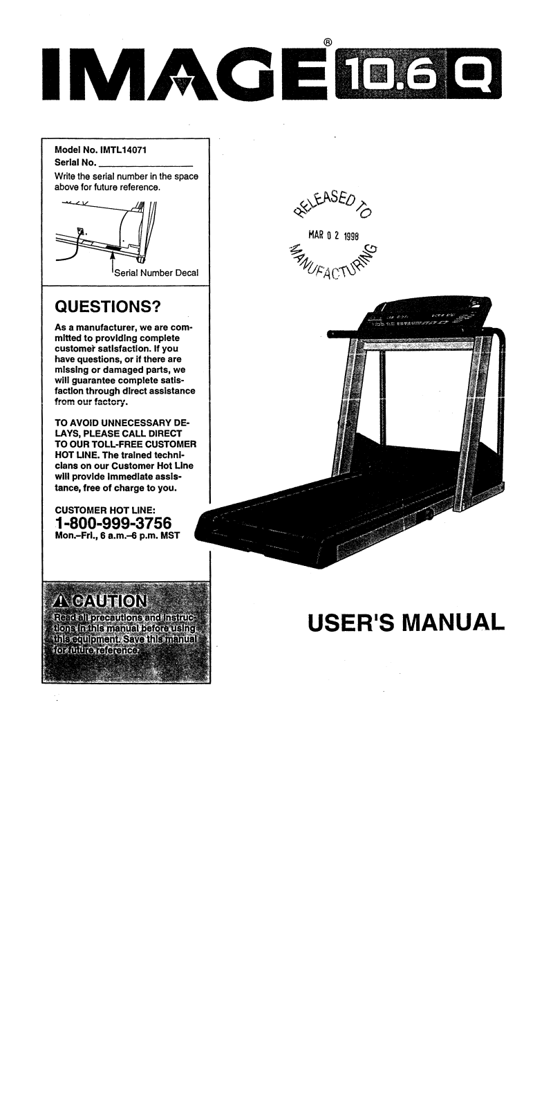 Image IMTL14071 Owner's Manual