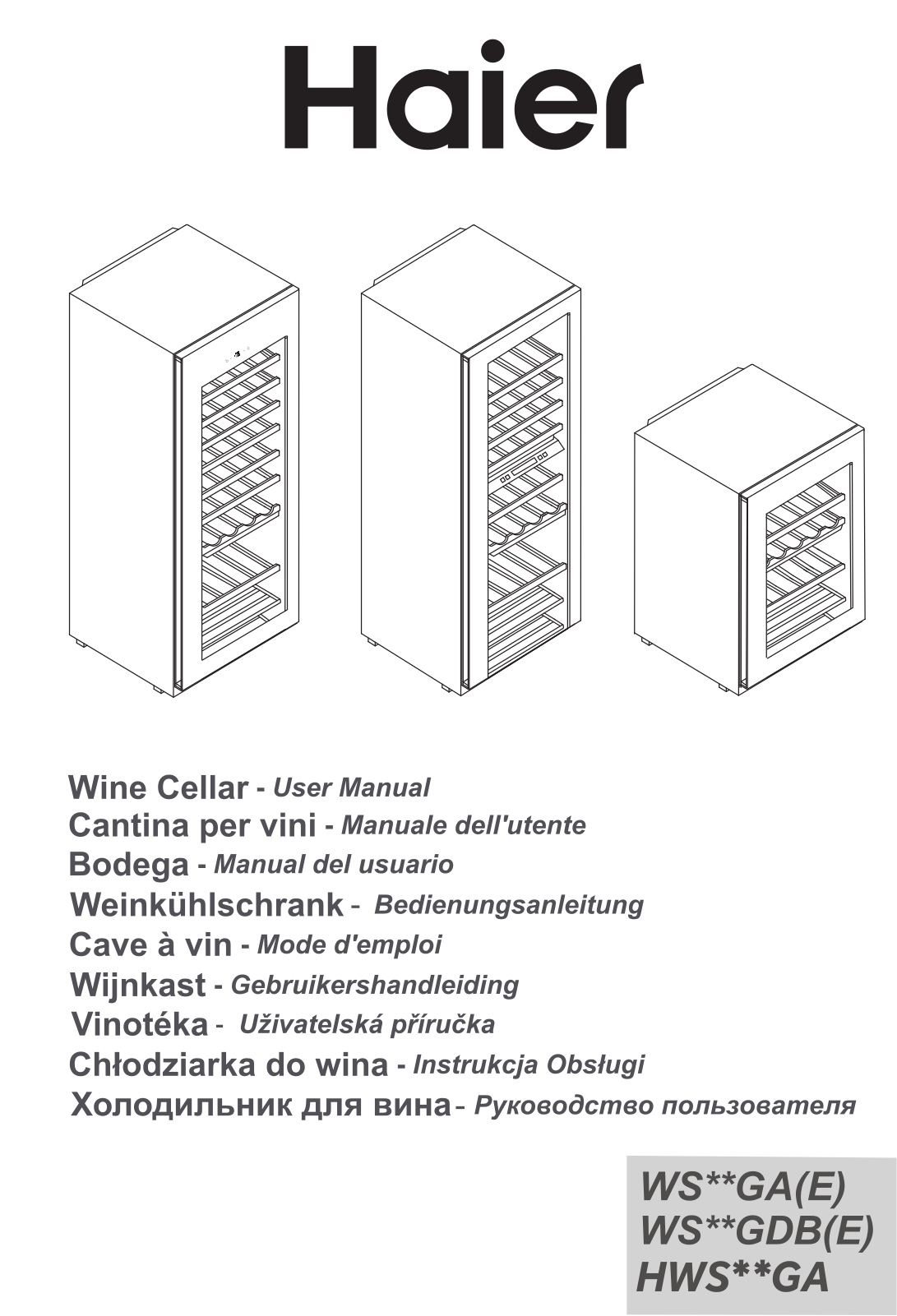 Haier WS32GAE User Manual