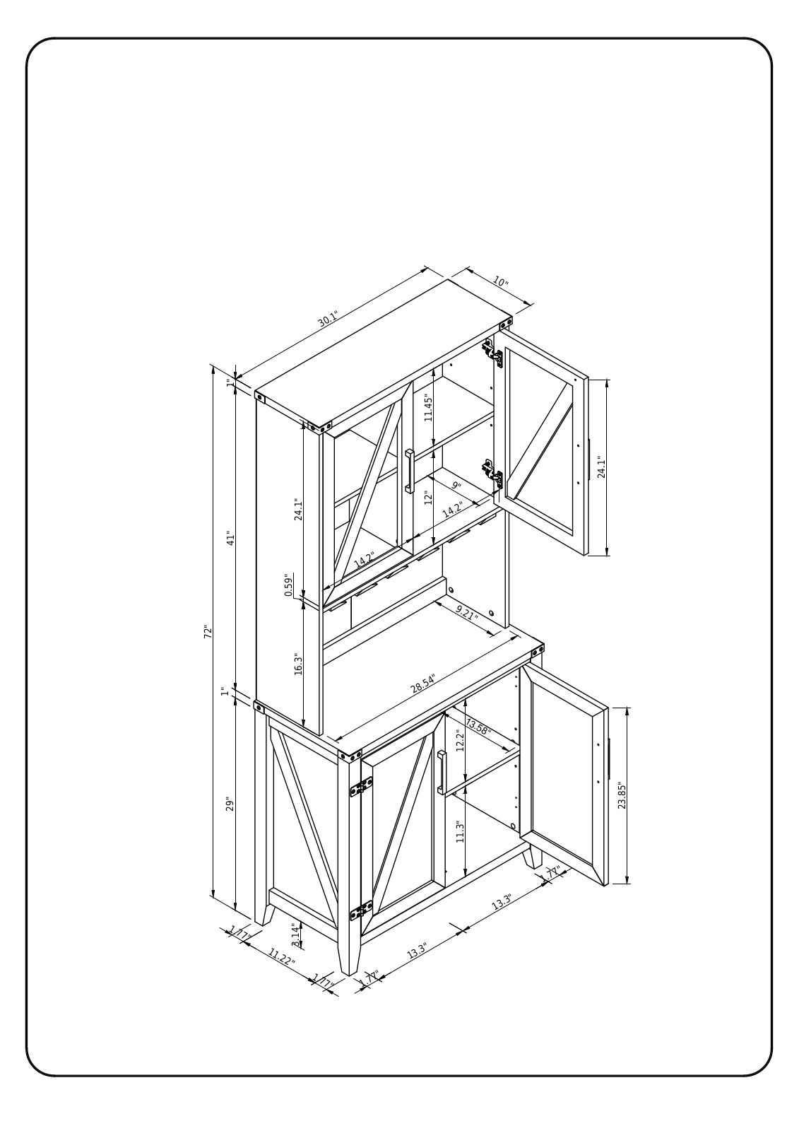 Sand & Stable W004777868 Dimensions - ManualMachine.com