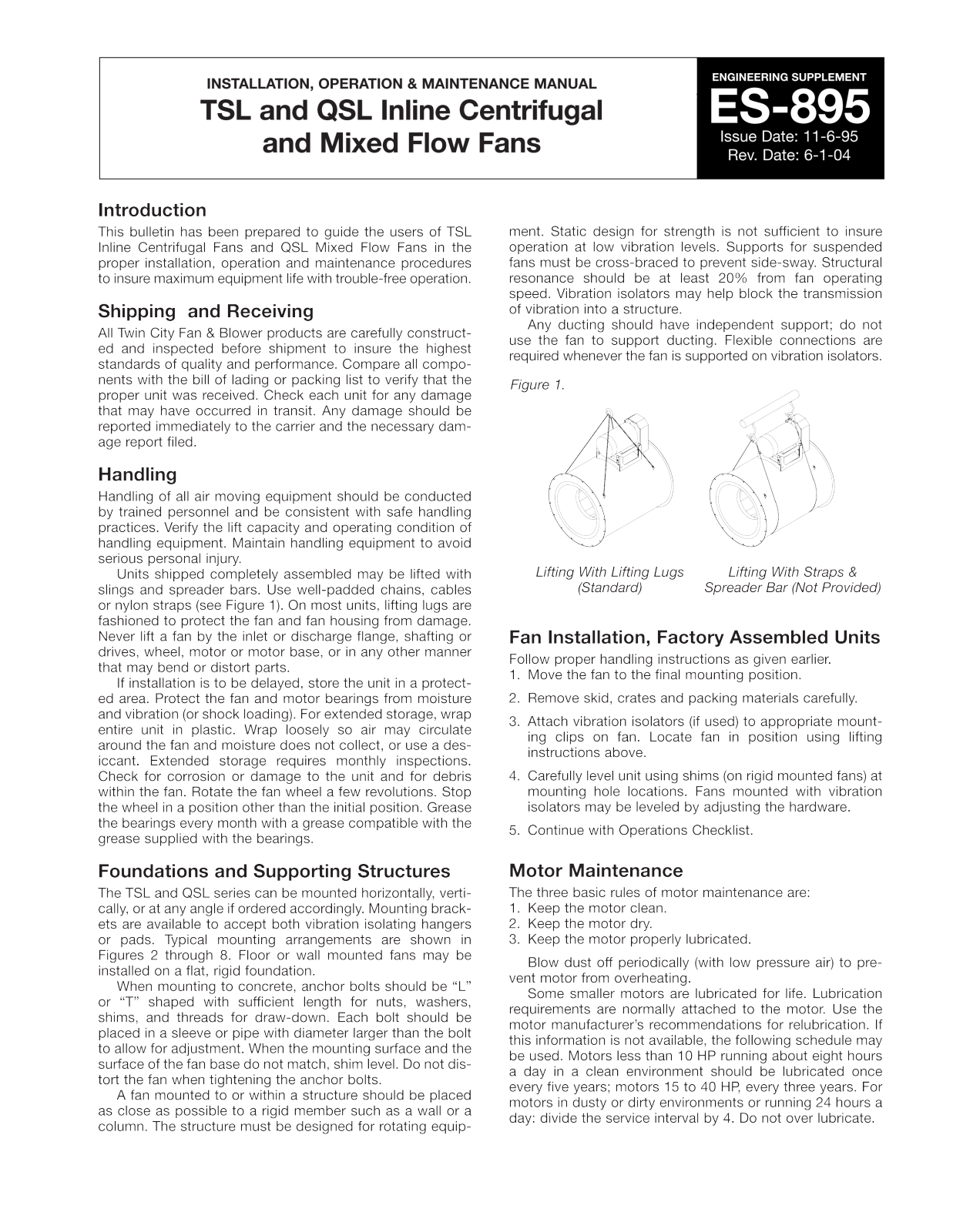 CaptiveAire QSL Installation  Manual