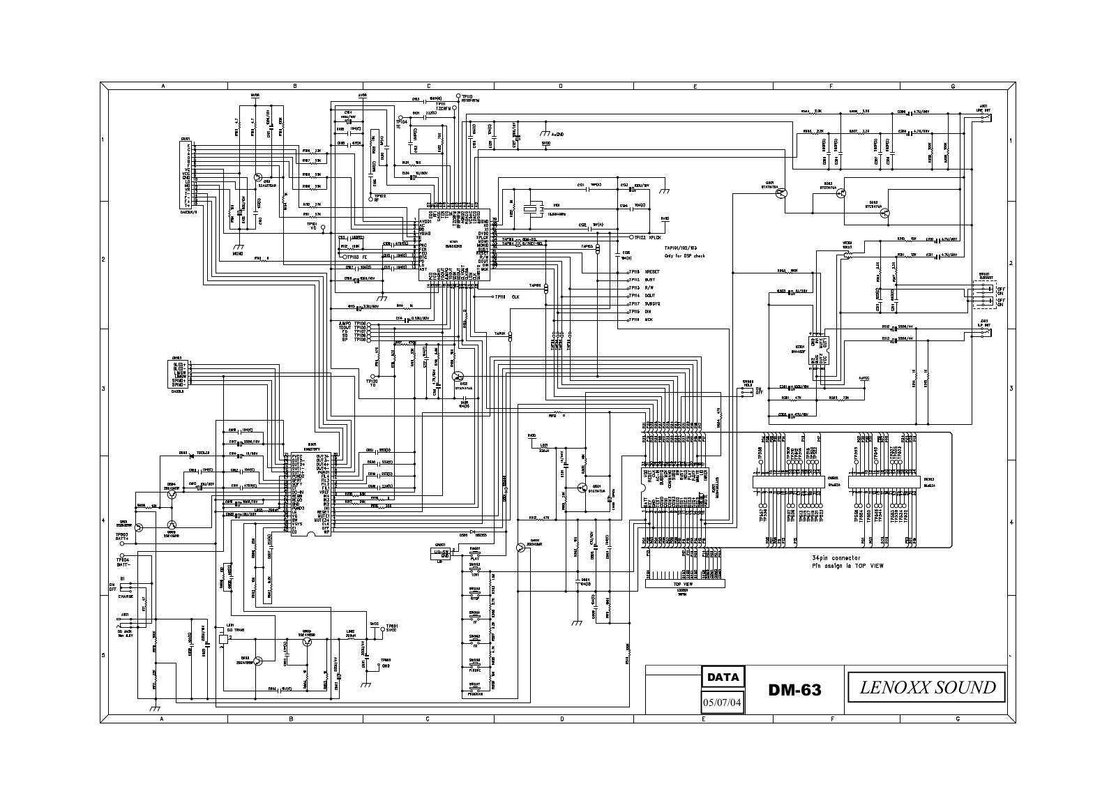 Lenoxx DM-63 Schematic