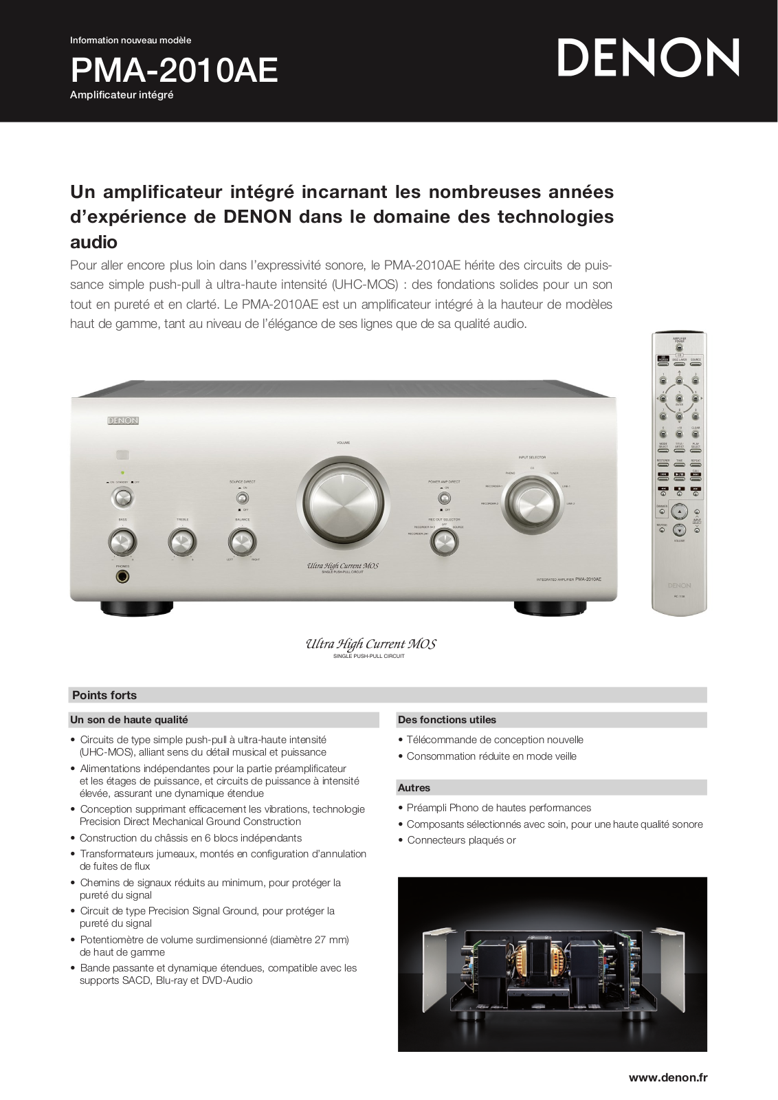 Denon PMA-2010AE Technical Description