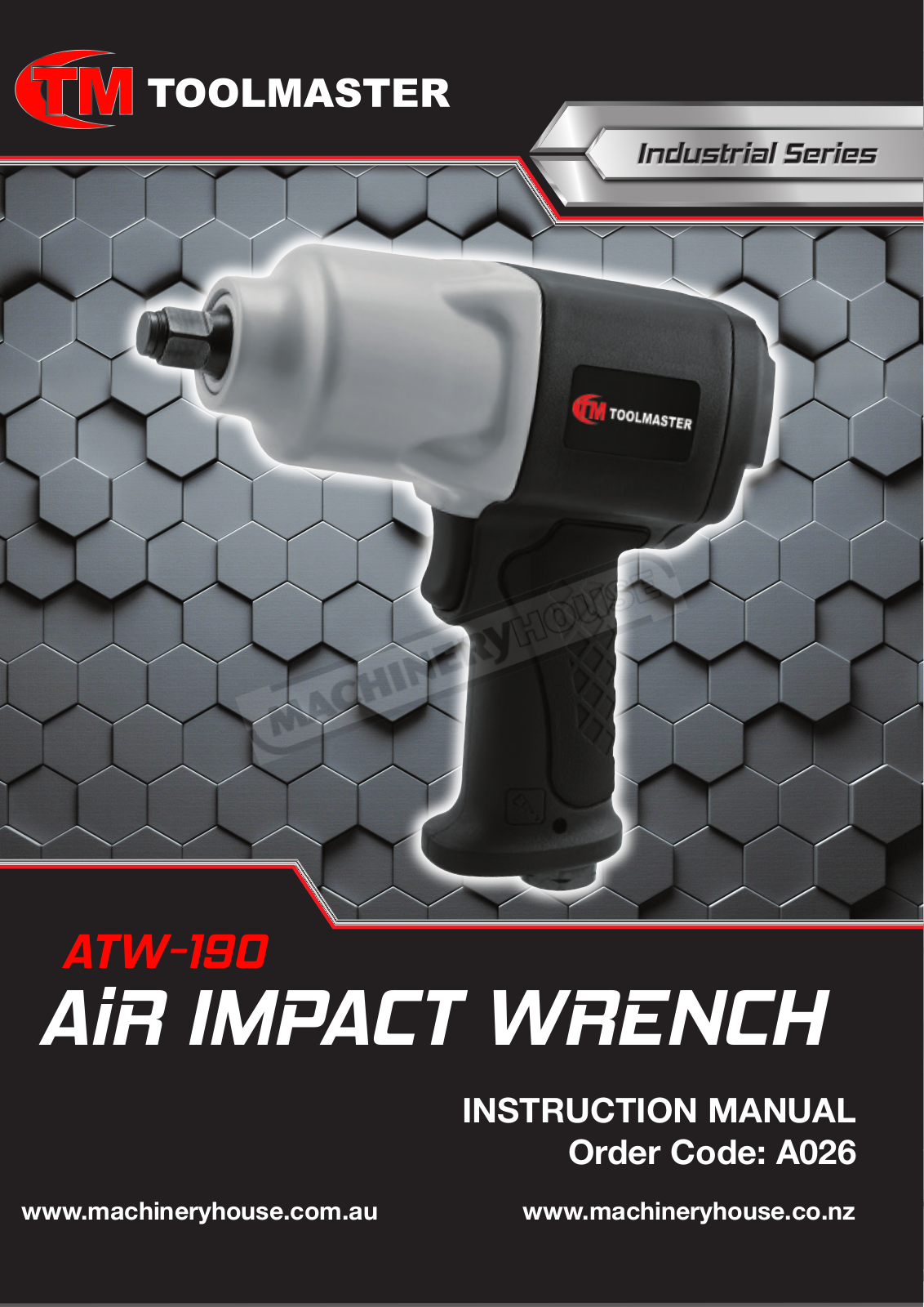 TOOLMASTER A026, ATW190 Instructions Manual - ManualMachine.com