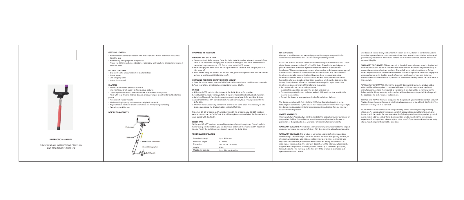 TEKSUN TECHNOLOGY 13009BT User Manual