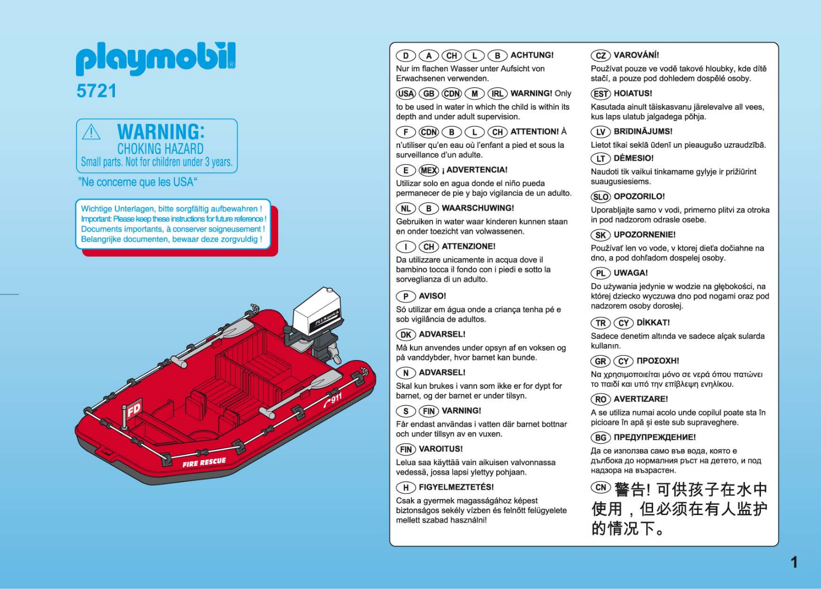 Playmobil 5721 Instructions