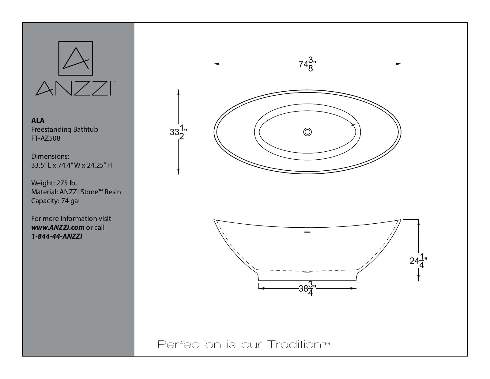 ANZZI ANZI1180 Specifications - ManualMachine.com