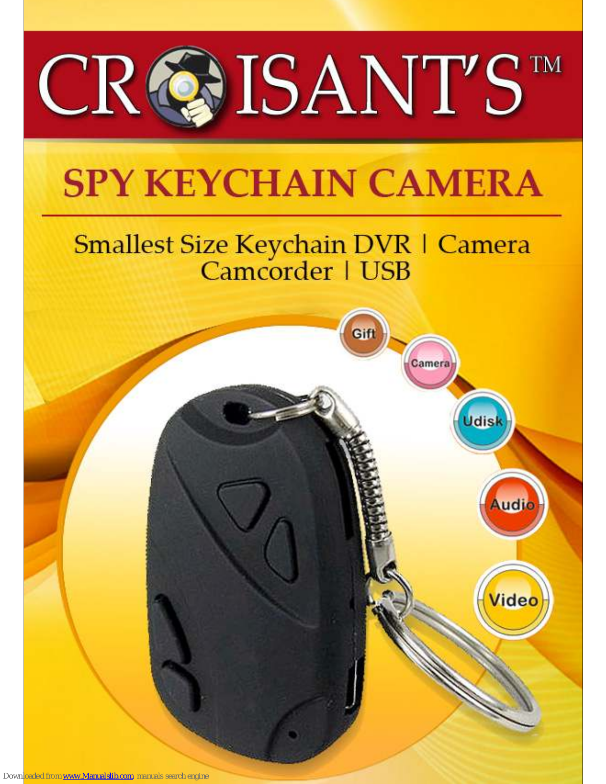 Croisant's Spy keychain camera User Manual