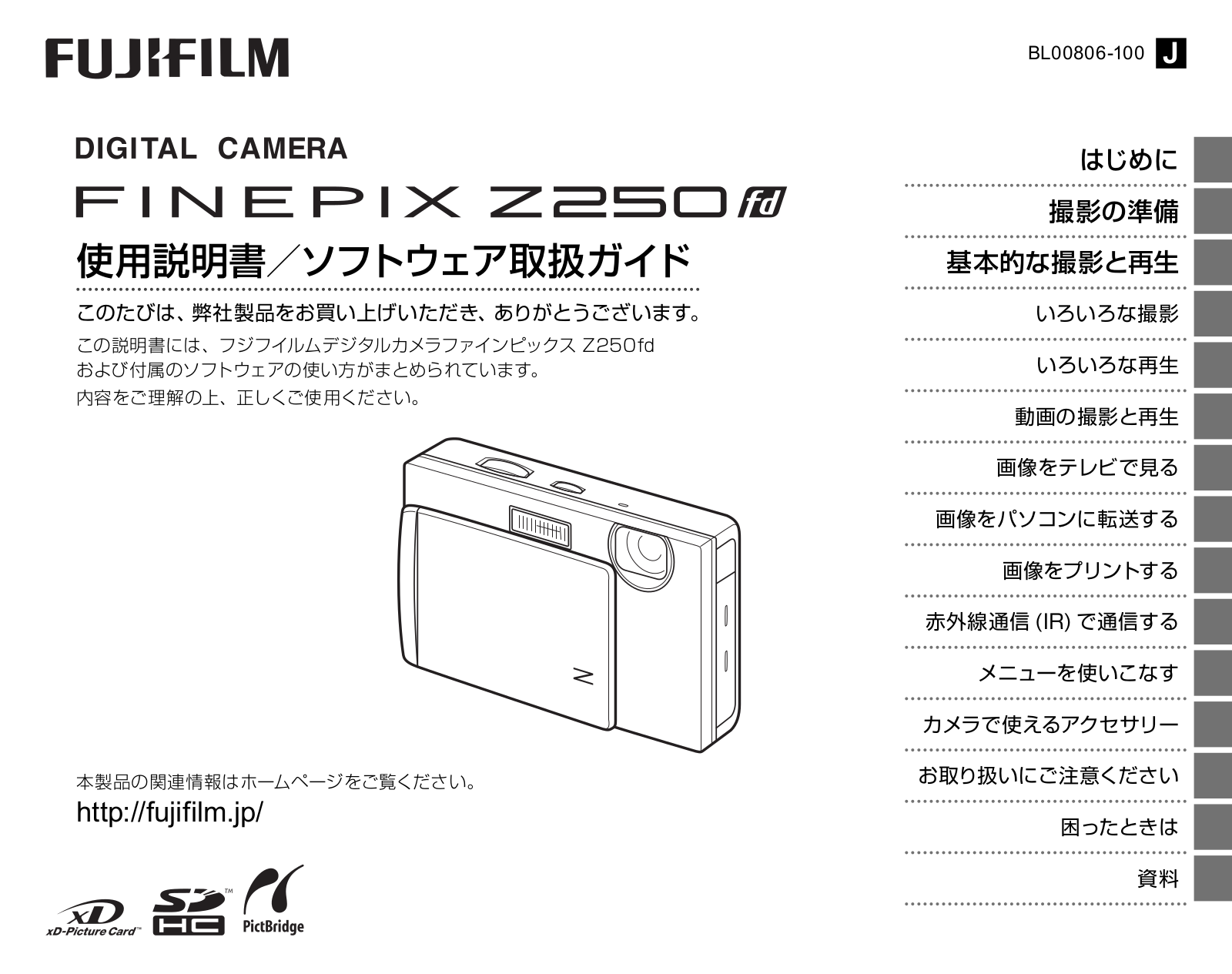 Fujifilm FinePix Z250fd User Manual