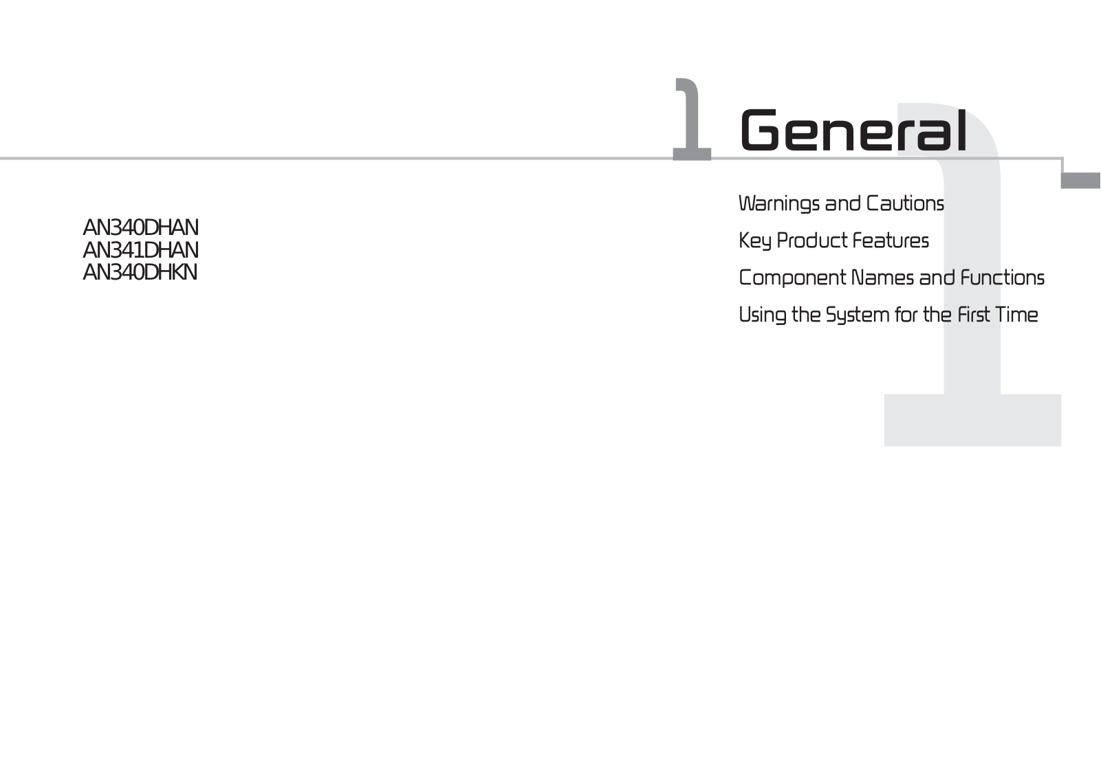 HYUNDAI MOBIS AN340DHAN User Manual