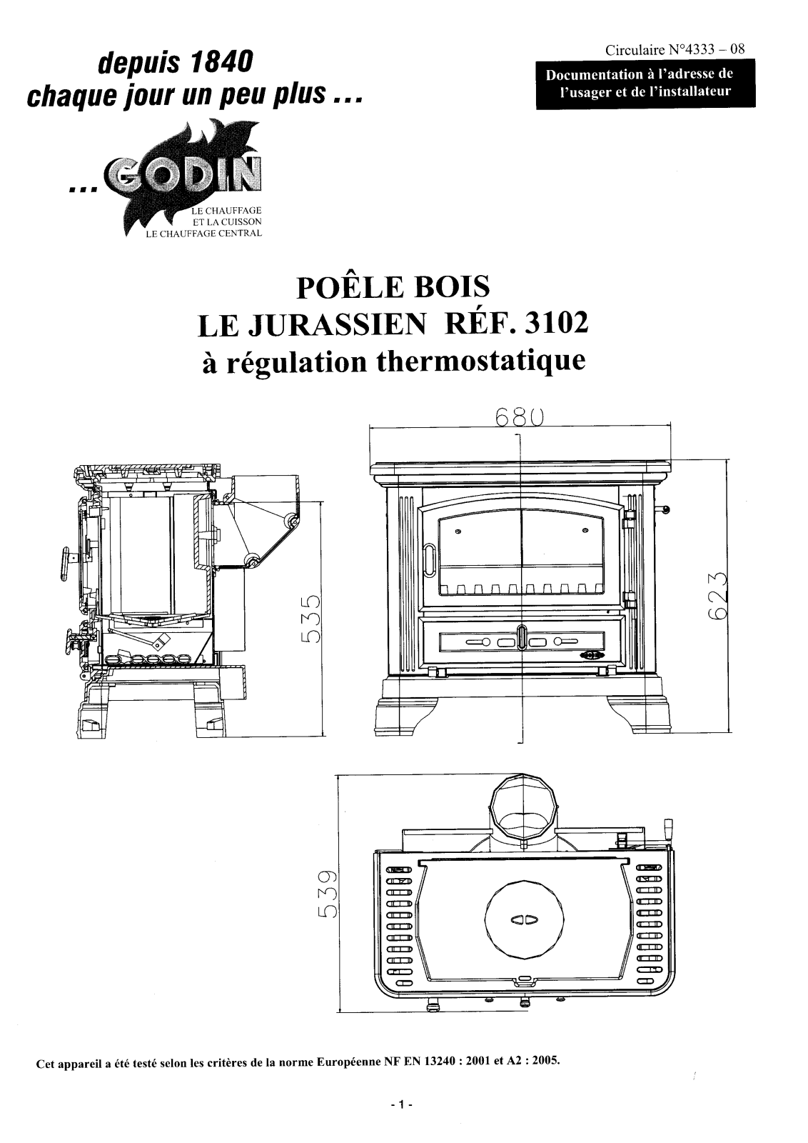 GODIN 3102 User Manual