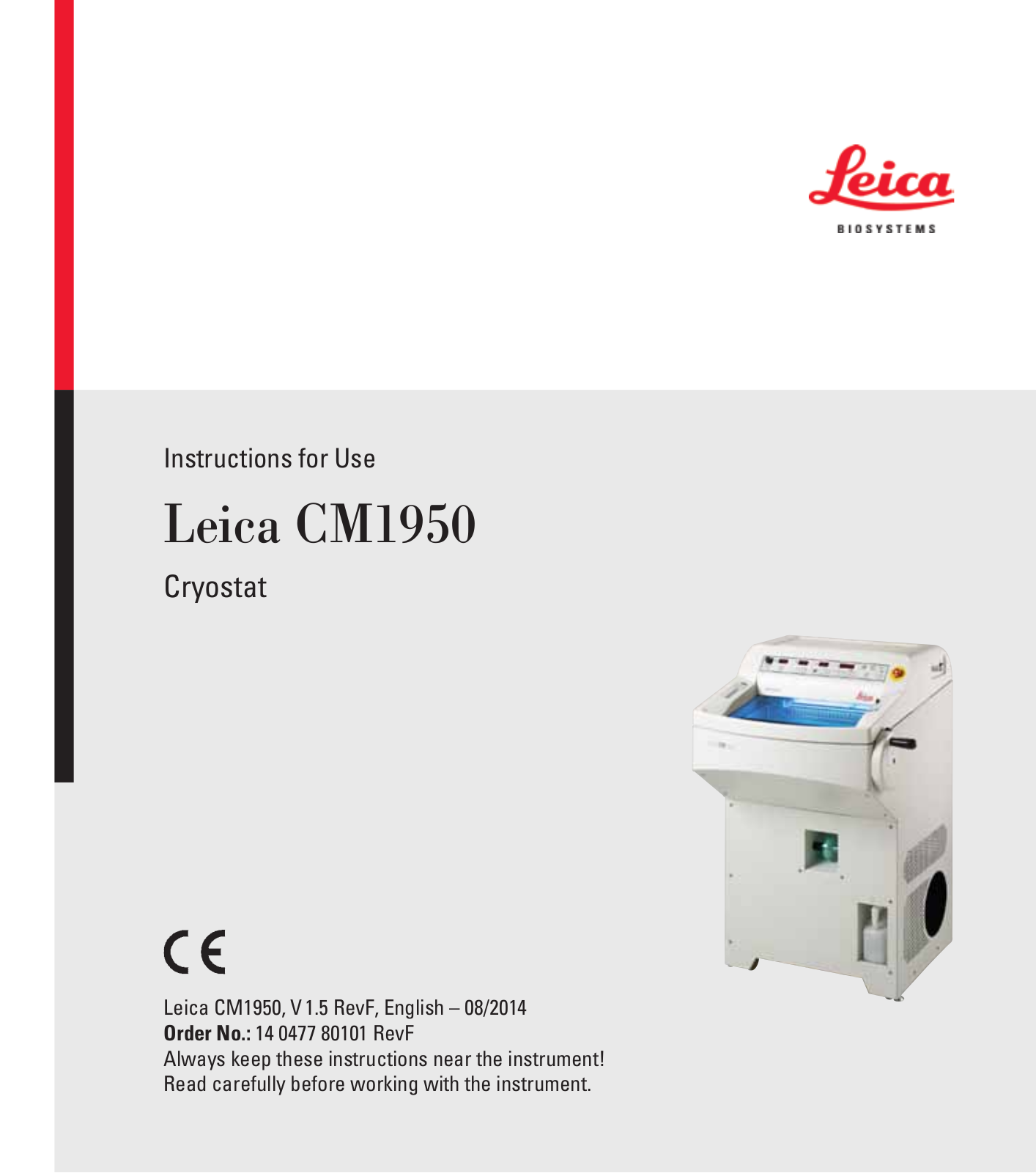 Leica CM1950 User Manual