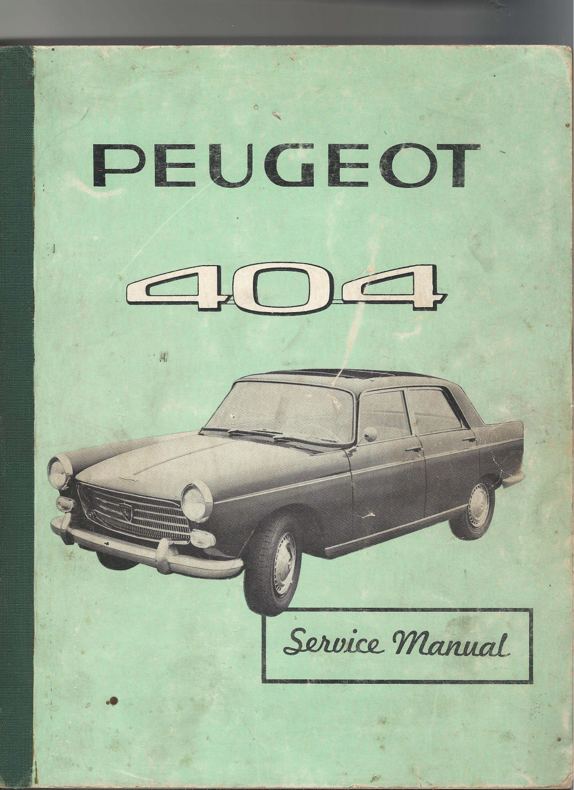 Peugeot 404 1962 User Manual