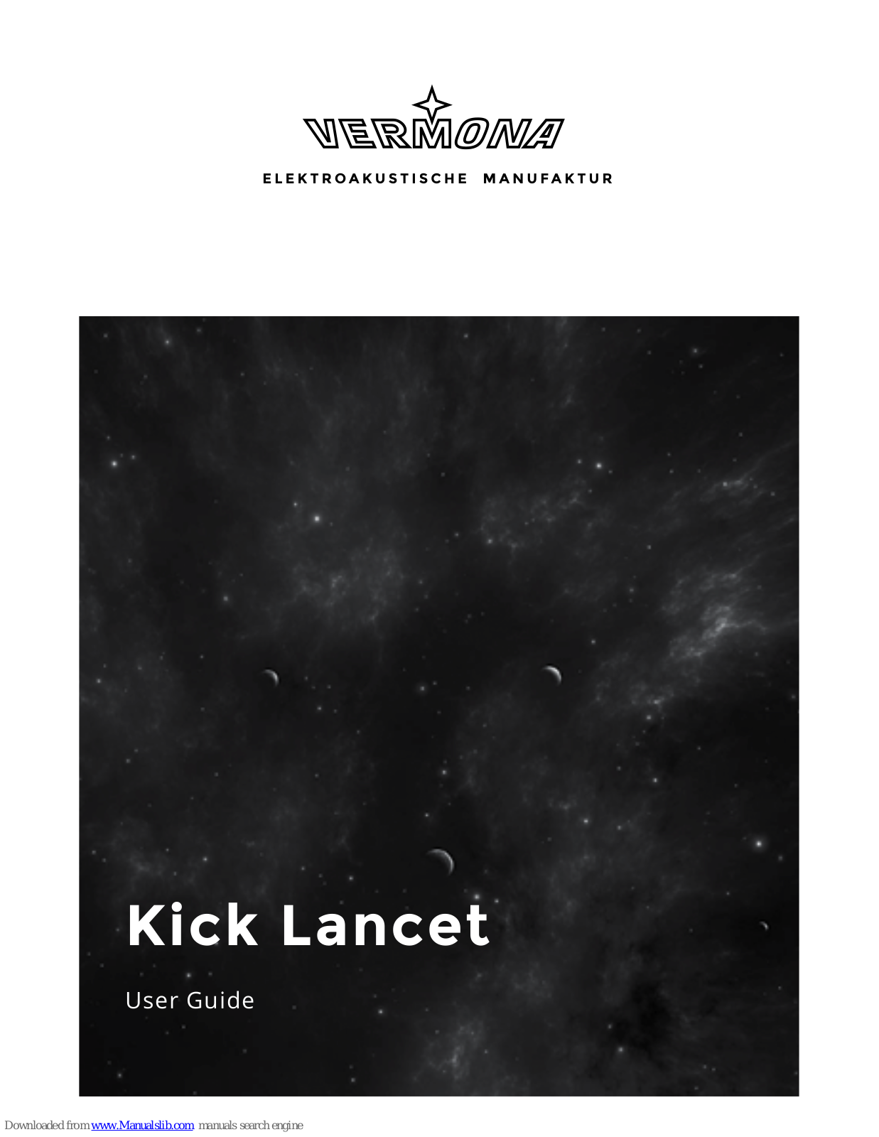 Vermona kick lancet User Manual