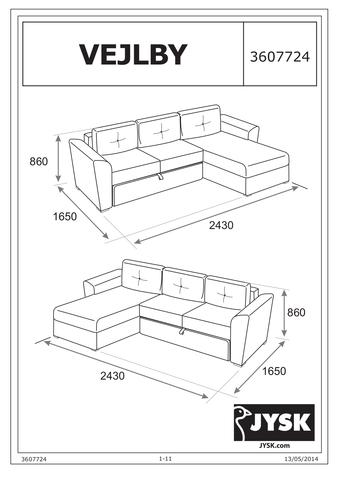 JYSK Vejlby User Manual