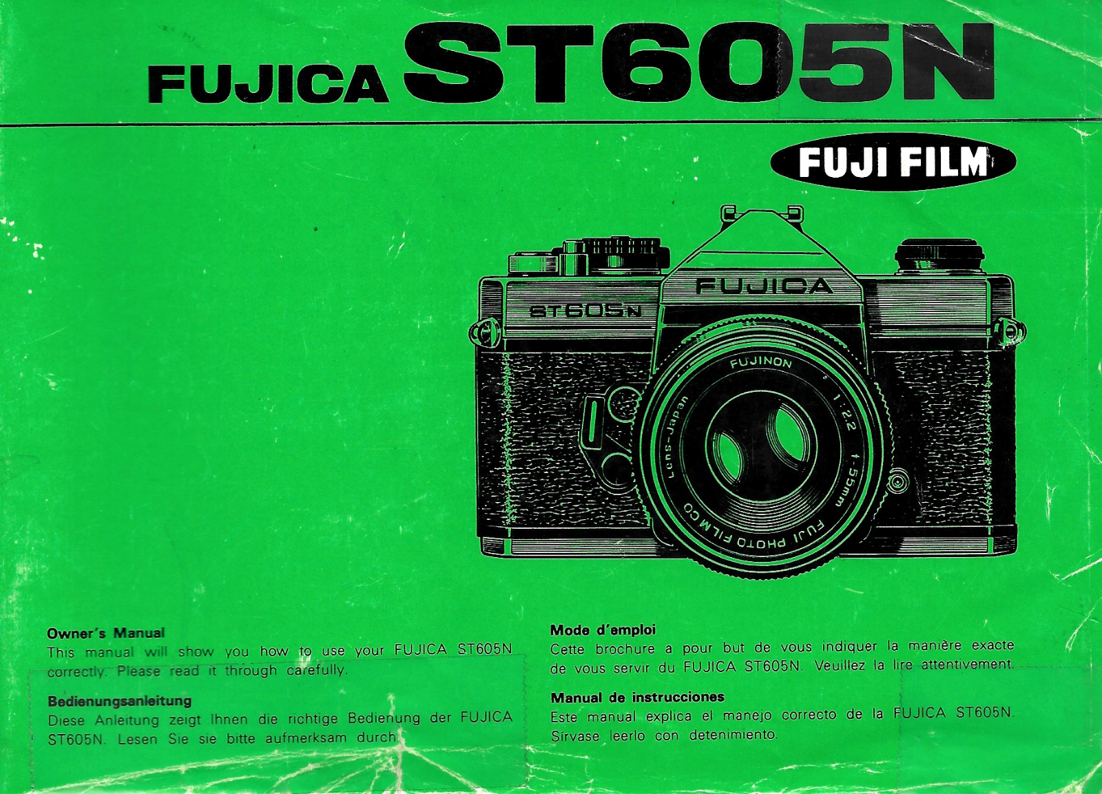 Fujica ST605N Owners Manual