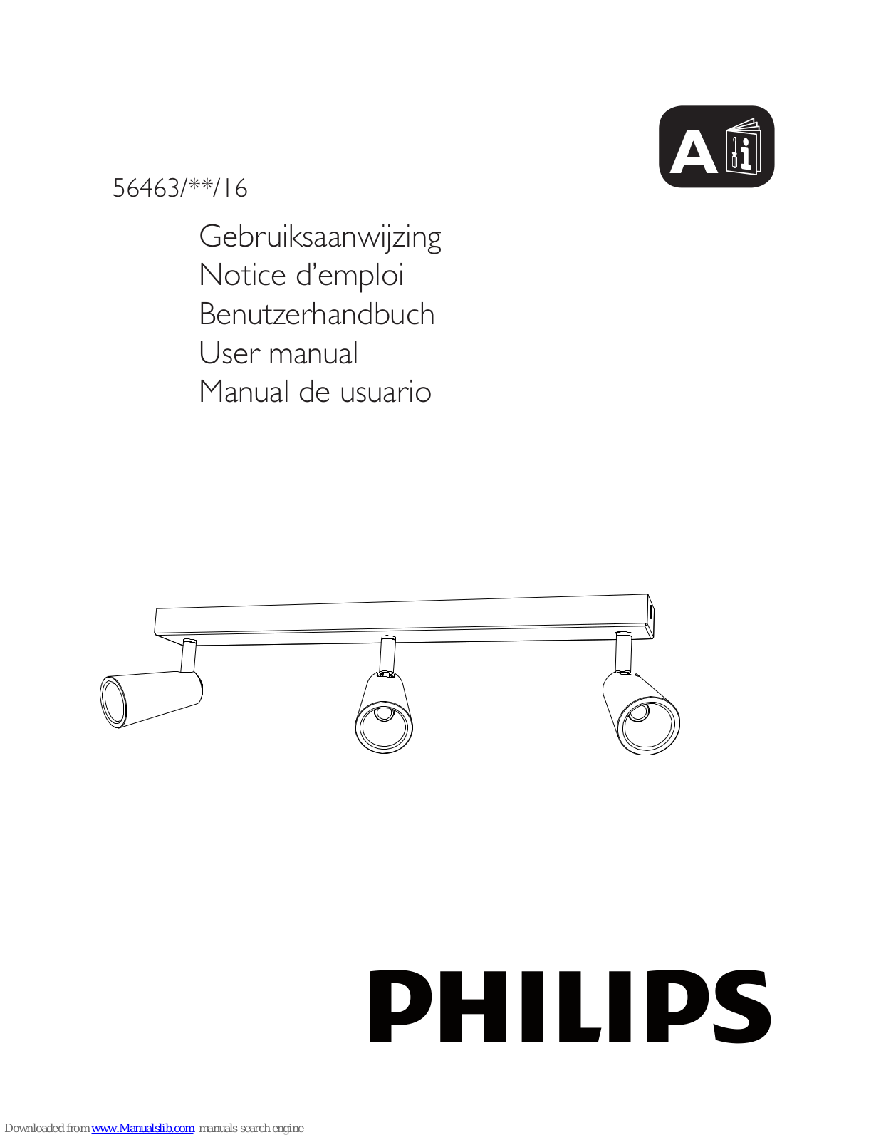 Philips 56463-48-16, 56463/**/16 User Manual