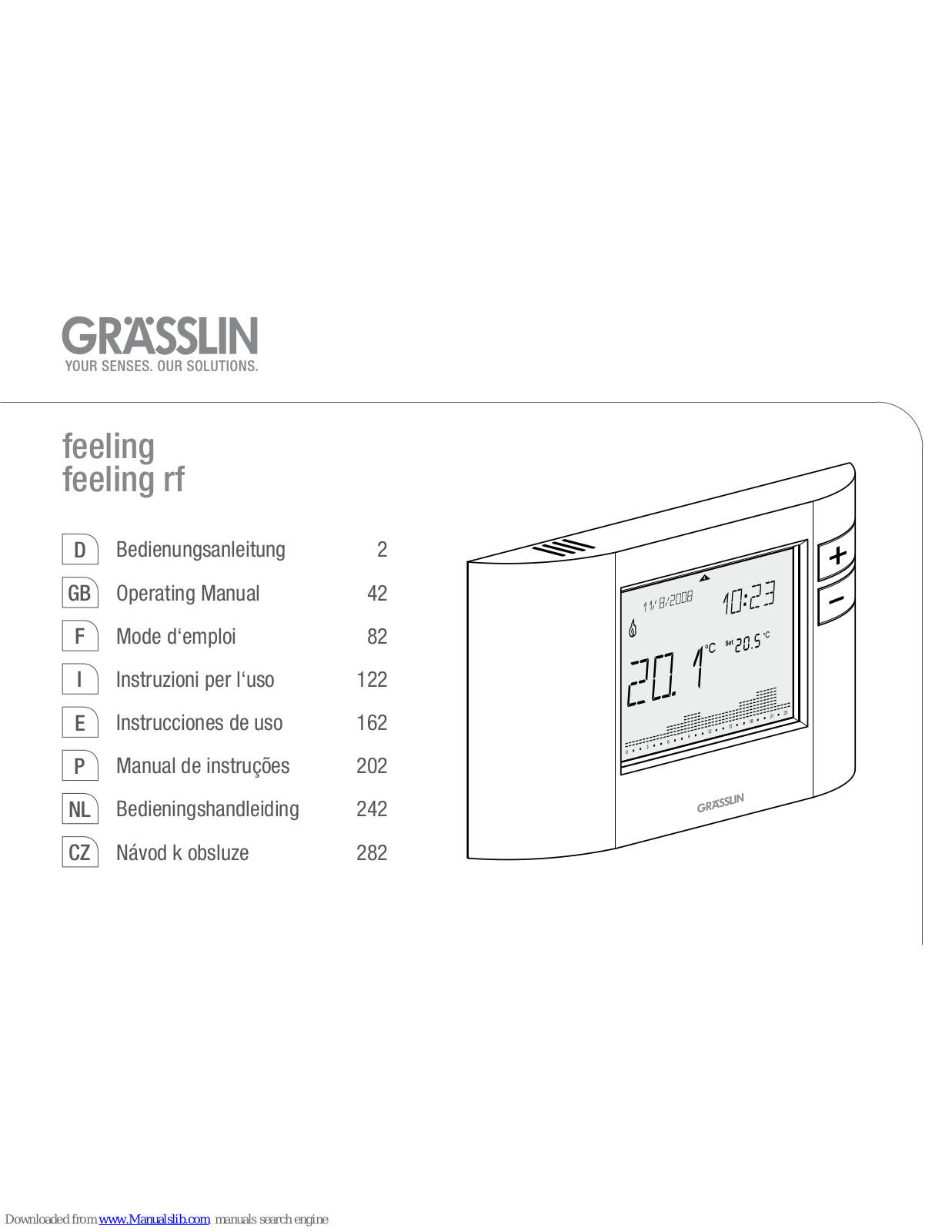 Grasslin feeling, feeling rf Operating Manual