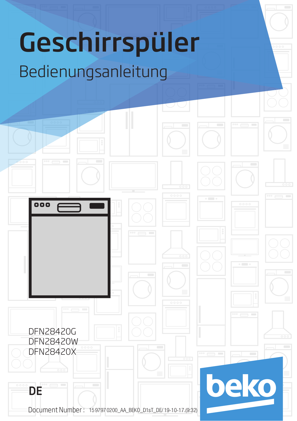 BEKO DFN28420 operation manual