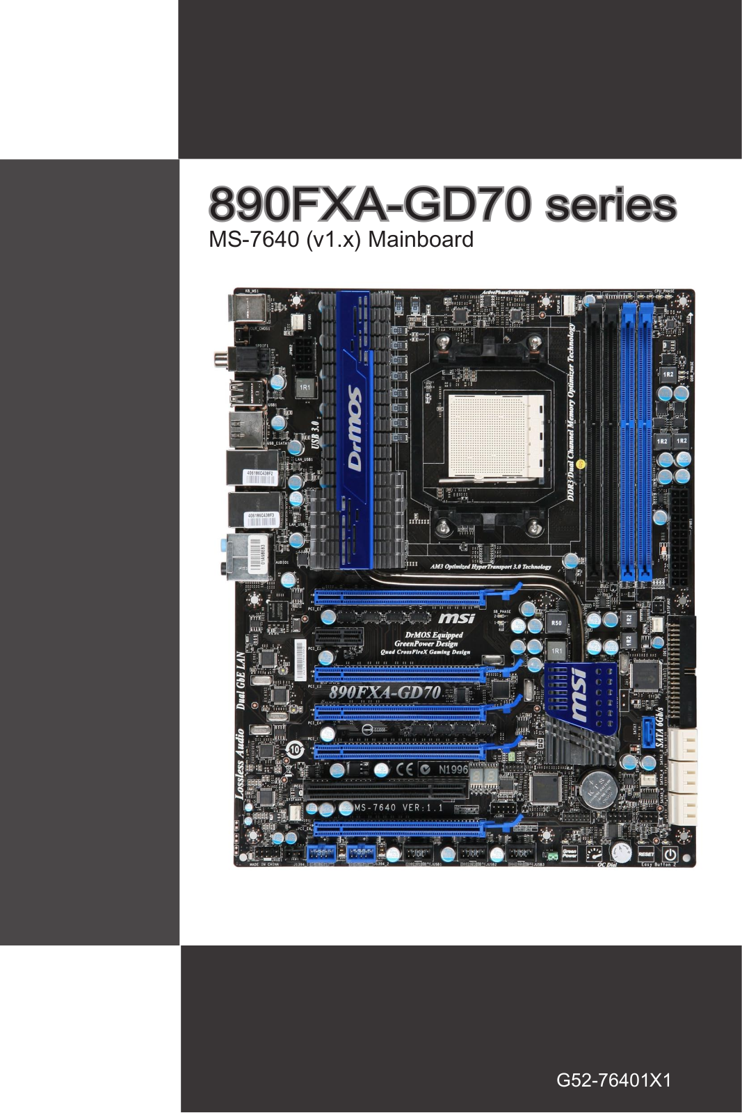 Msi G52-76401X1, 890FXA-GD70 user Manual