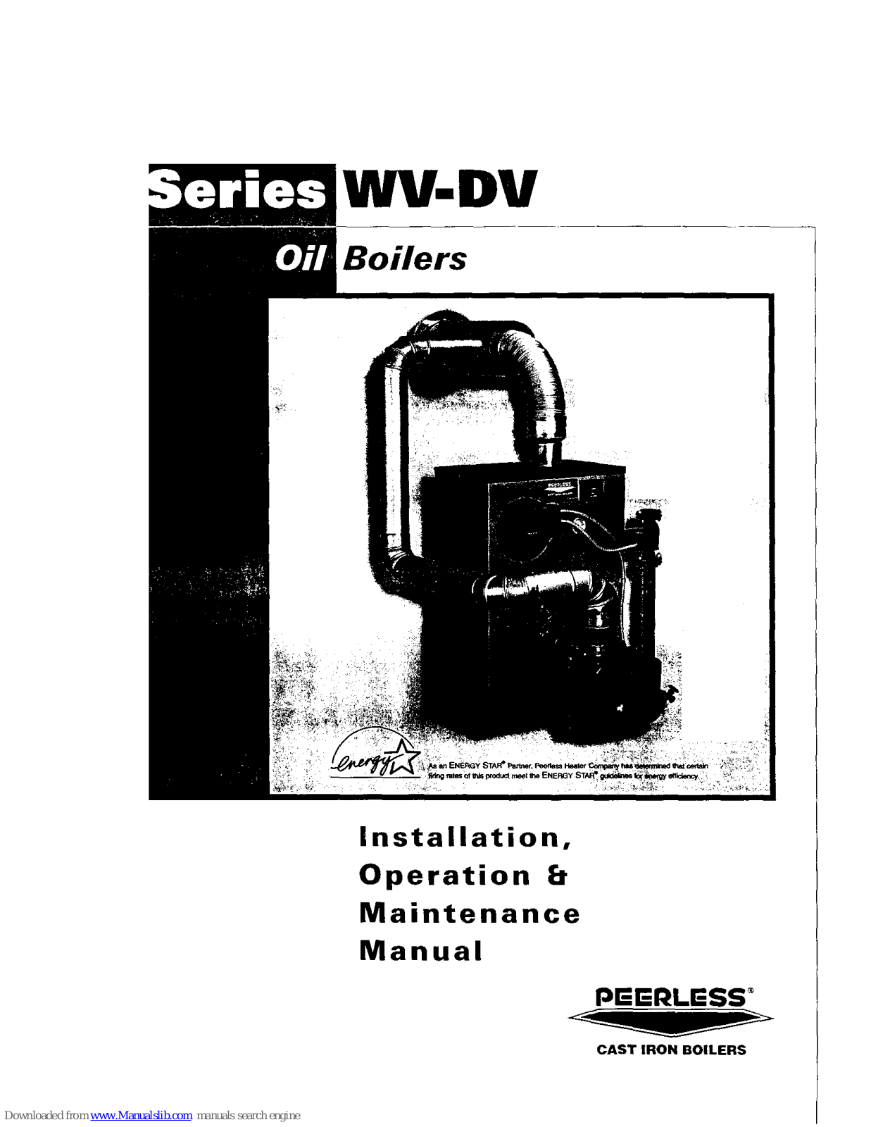 PEERLESS SERIES WV-DV, WV-DV-03-075, WV-DV-03-085, WV-DV-03-110 Installation, Operation & Maintenance Manual - ManualMachine.com