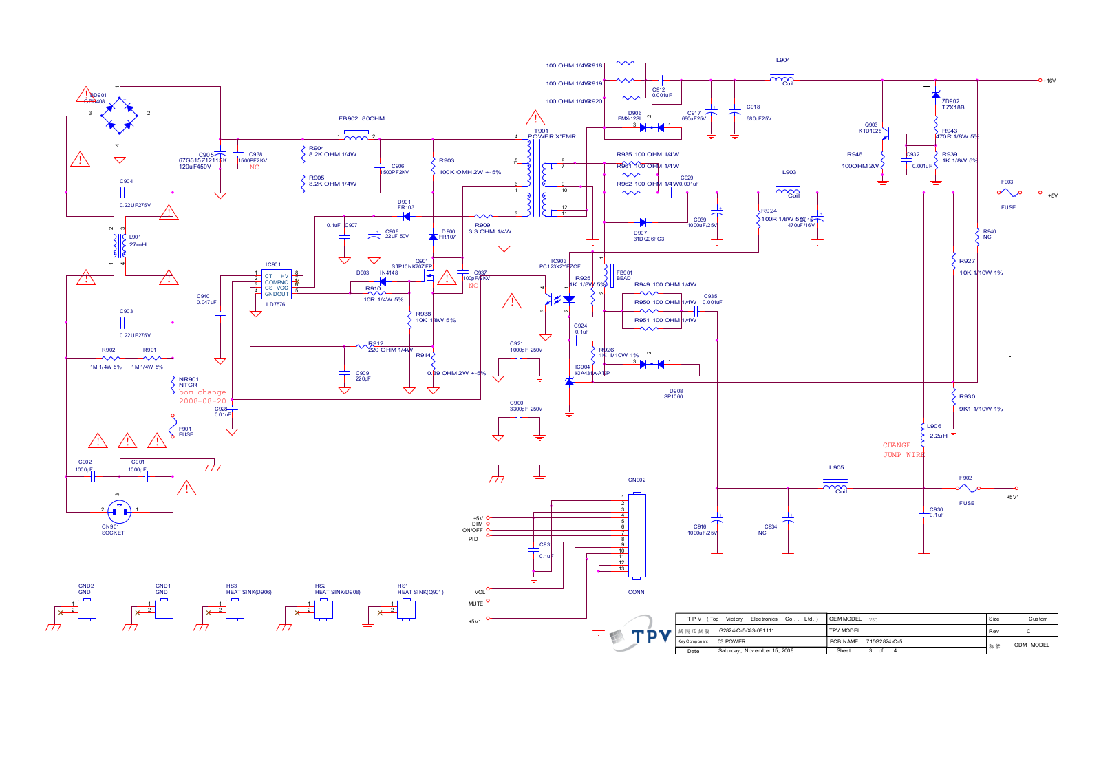 Victory Electronics 715G2824 schematic - ManualMachine.com