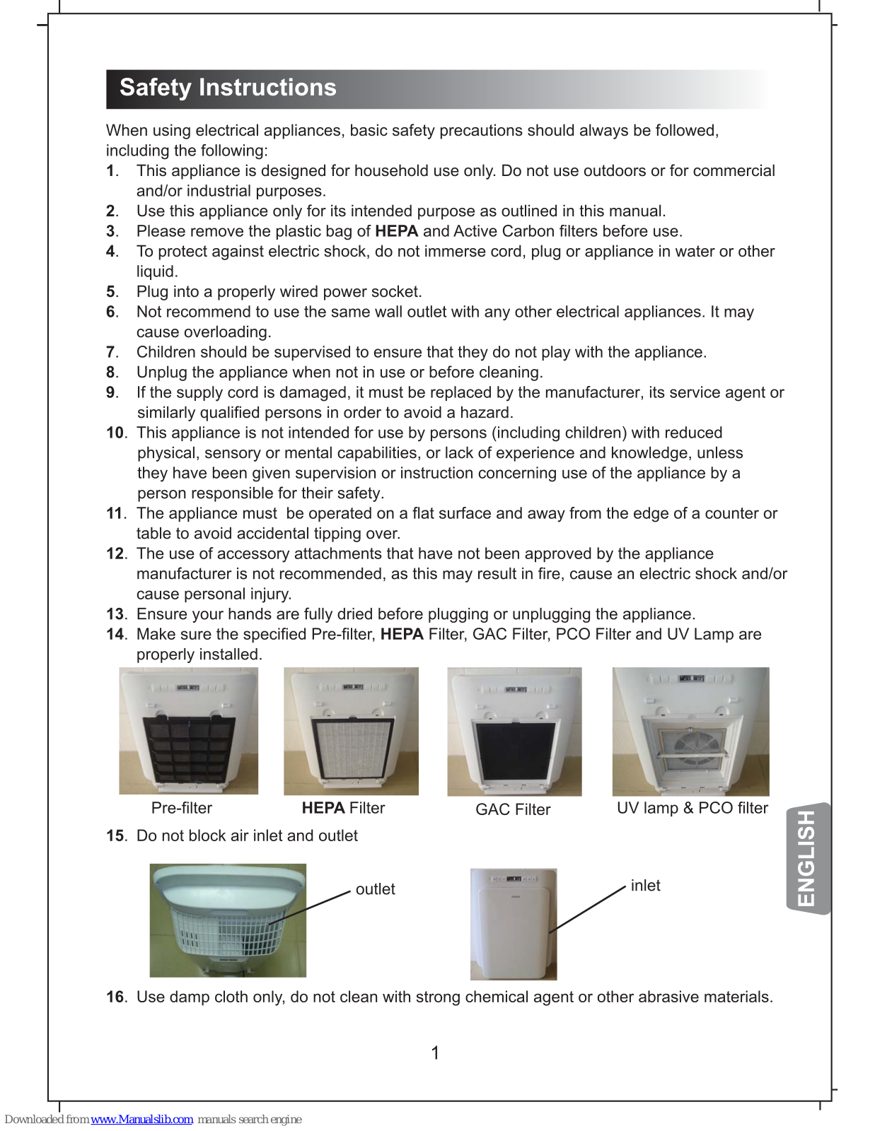 Giabo PAC2300 User Manual - ManualMachine.com